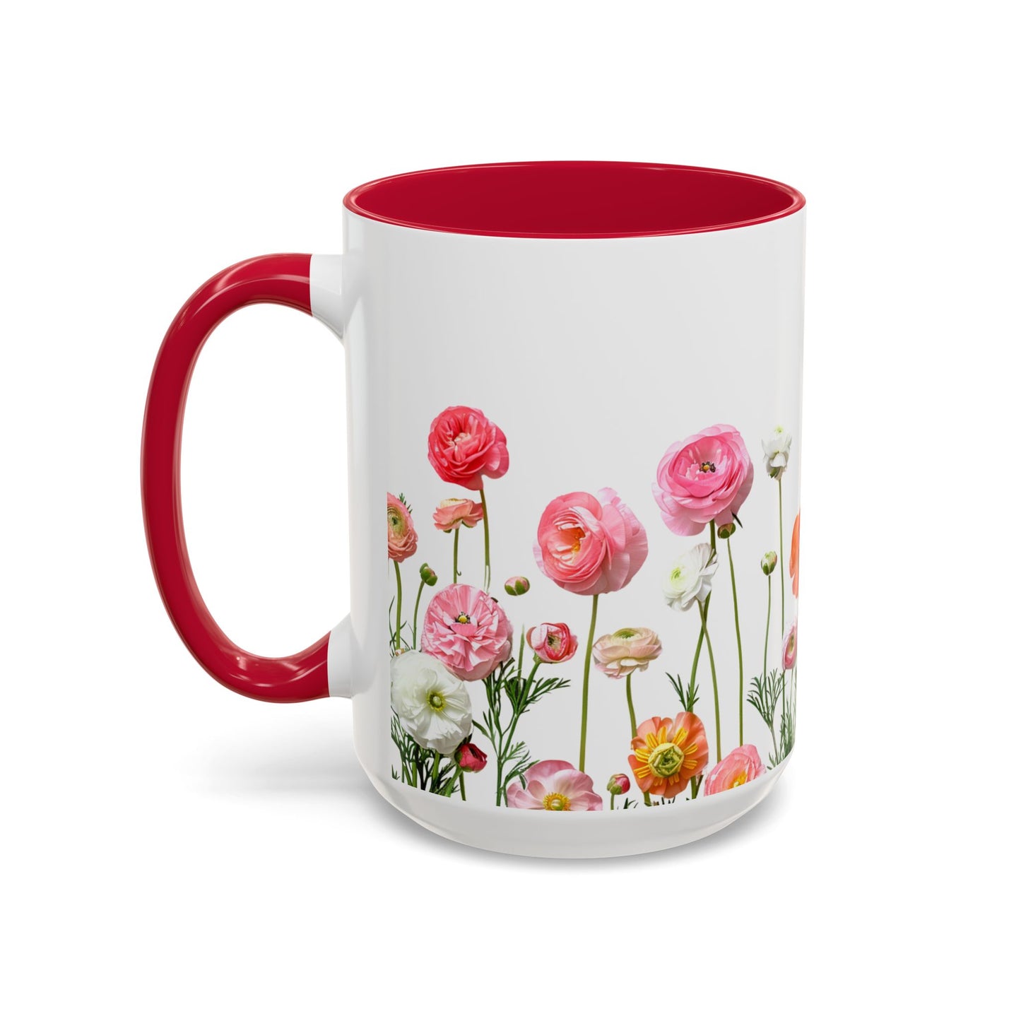 Vibrant Pink and Orange Petals - Colorful Mugs, 11oz - 10807
