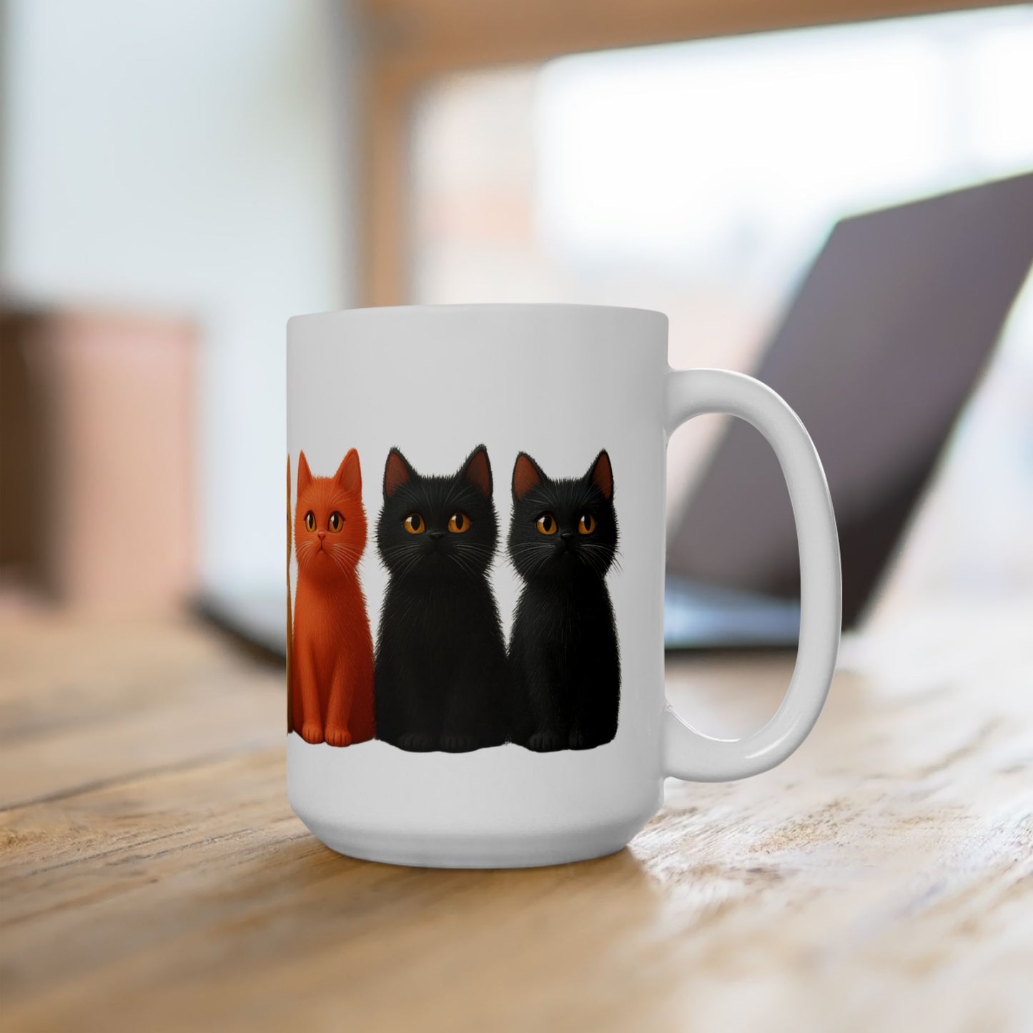 Cute Kittens - Ceramic Mug, (11oz, 15oz) - 11194