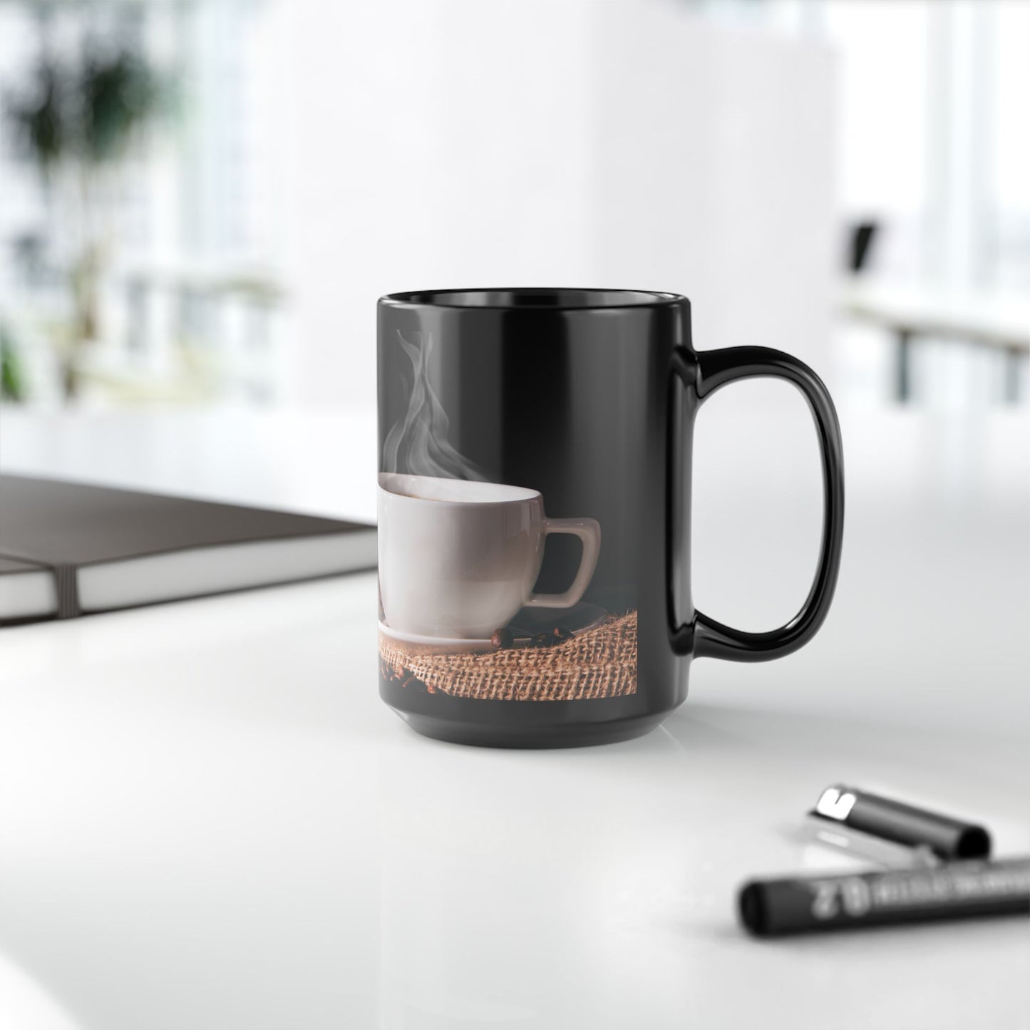 Coffee Time, Do Things at Your Own Pace. Life is Not a Race. Black Mug (11oz, 15oz) - 11240