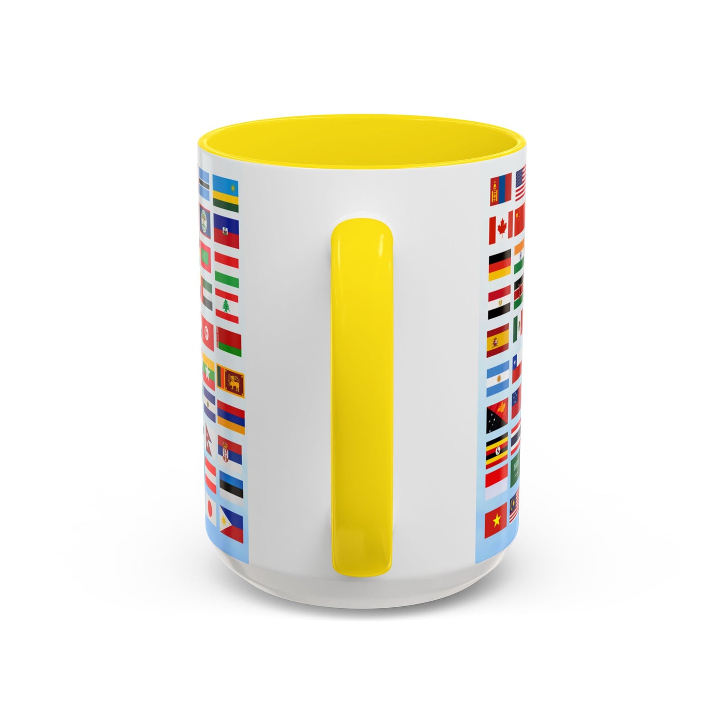 Kids, Happy Birthday, World Flag Fan, Details Customizable - Accent Coffee Mug (11, 15oz) - 11232