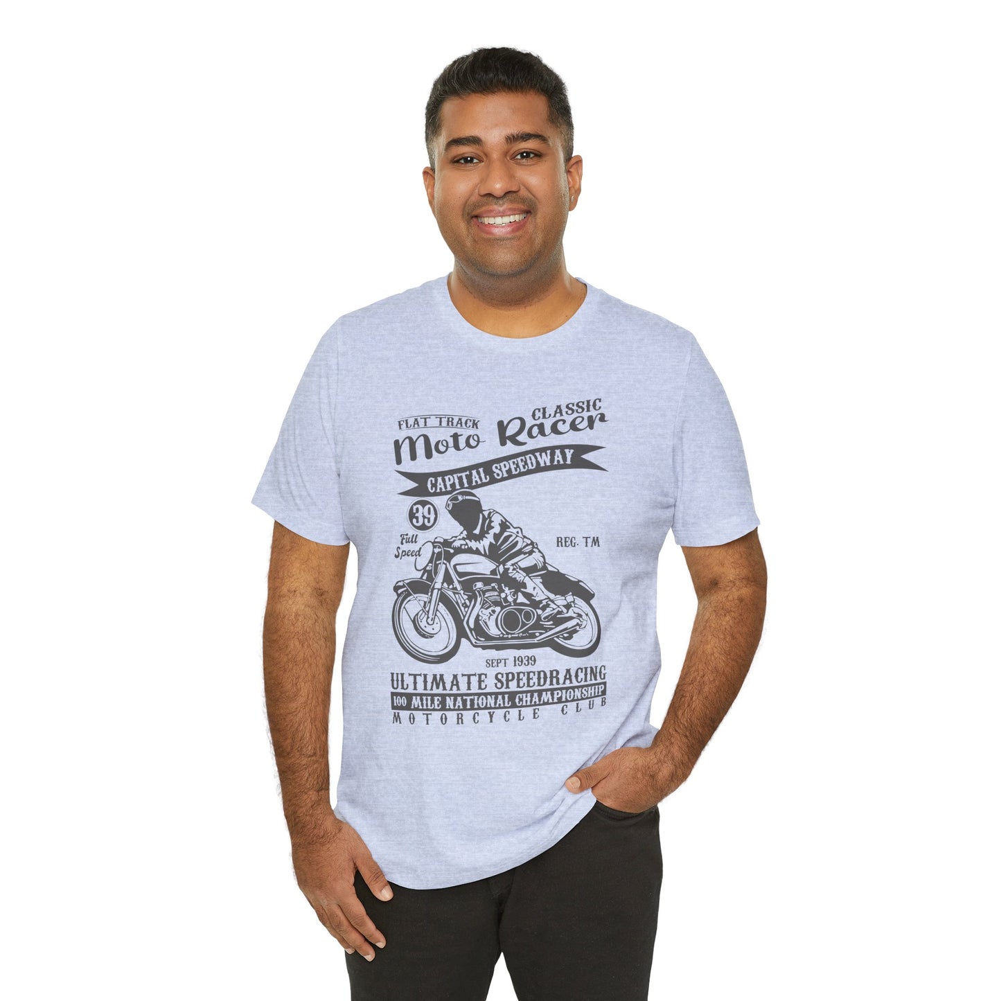 Classic Motor Racer - Unisex Jersey Short Sleeve Tee - 13296