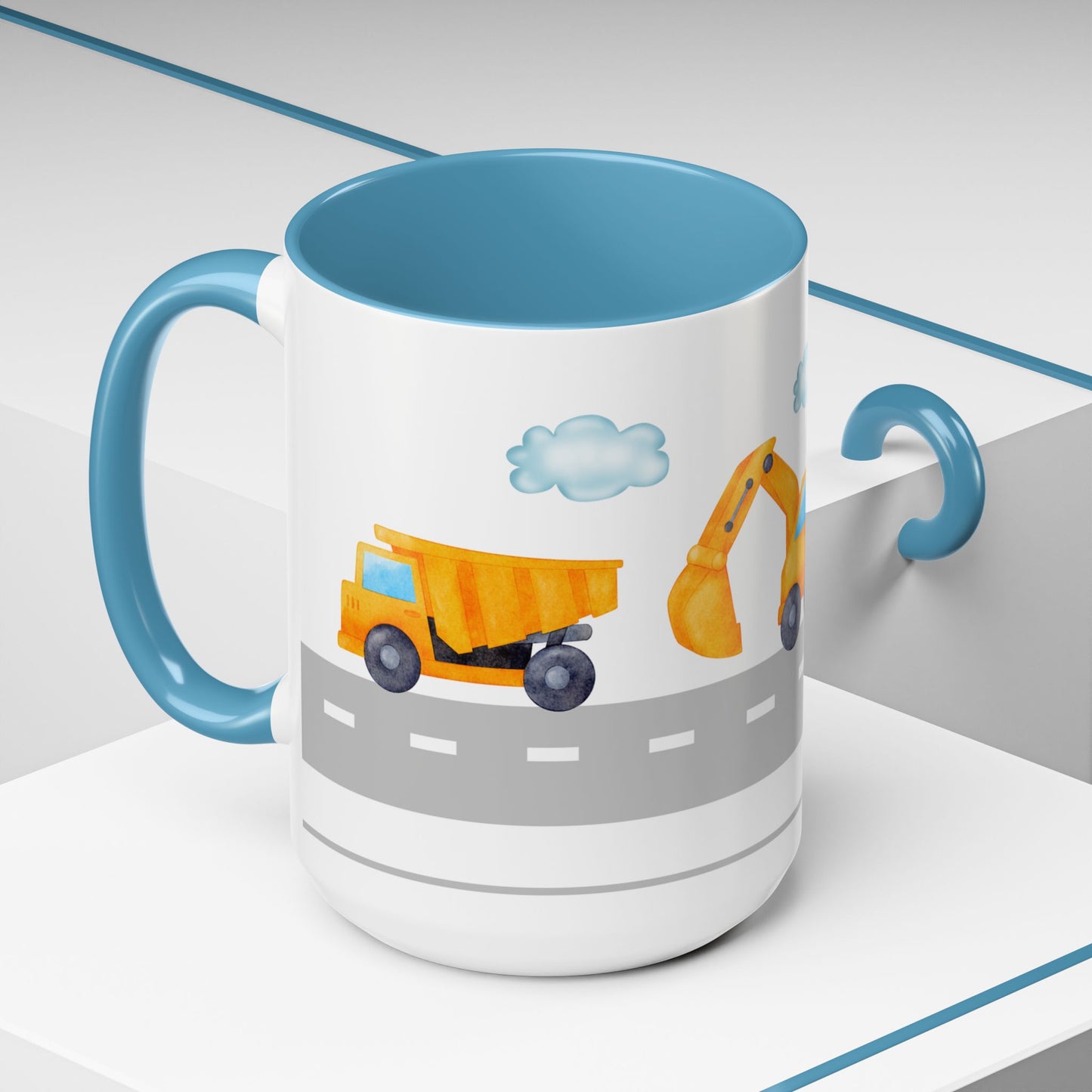 Toy Trucks - Accent Coffee Mug (11, 15oz) - 11185