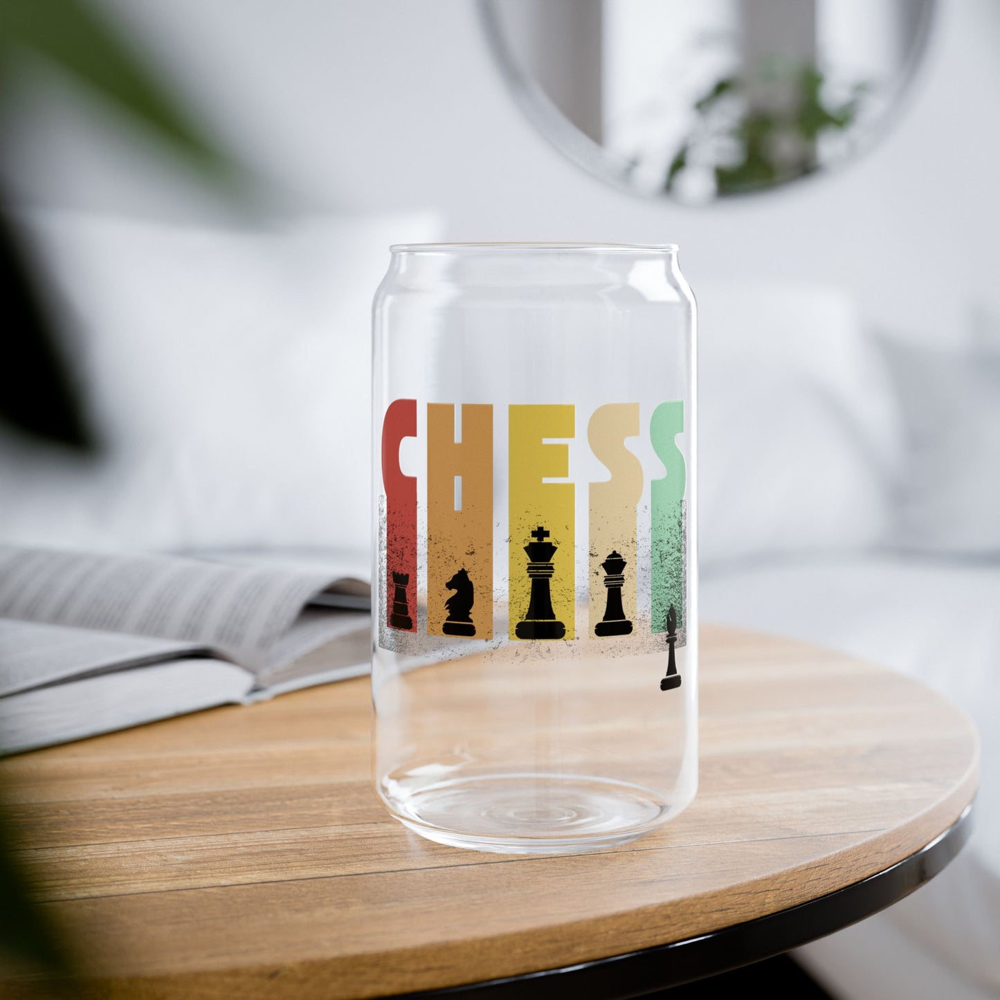 Chess - Sipper Glass, 16oz - 10787