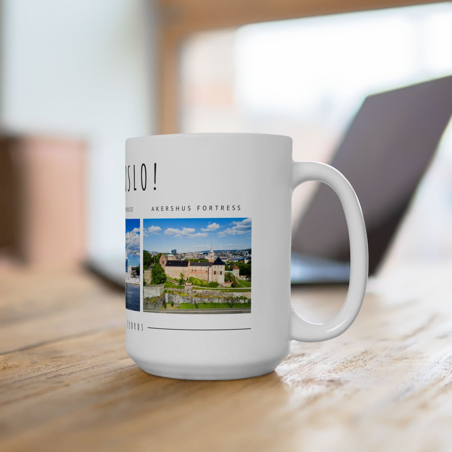 Hello Oslo Ceramic Mug - Perfect Gift for Travelers and Coffee Lovers - 11oz & 15oz - 12096