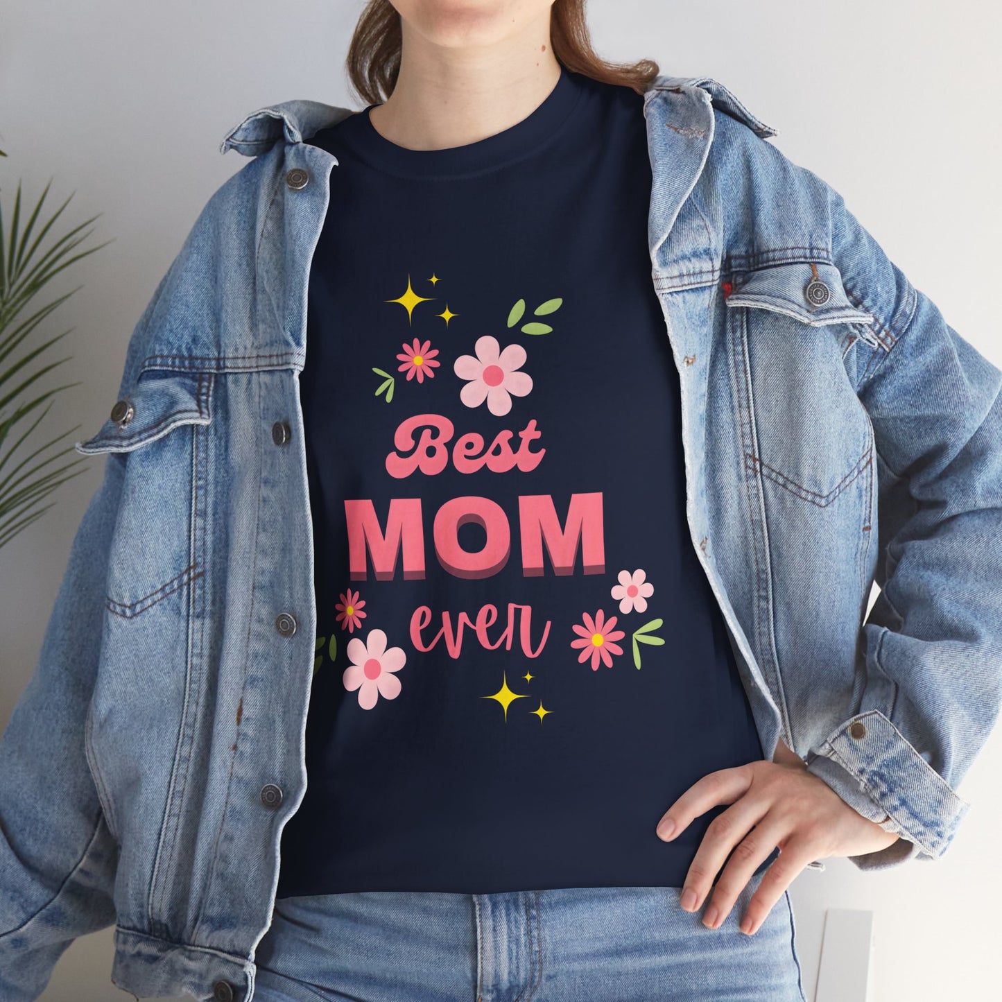 Best Mom Ever Shirt – Floral Mother’s Day Gift Tee - 14878