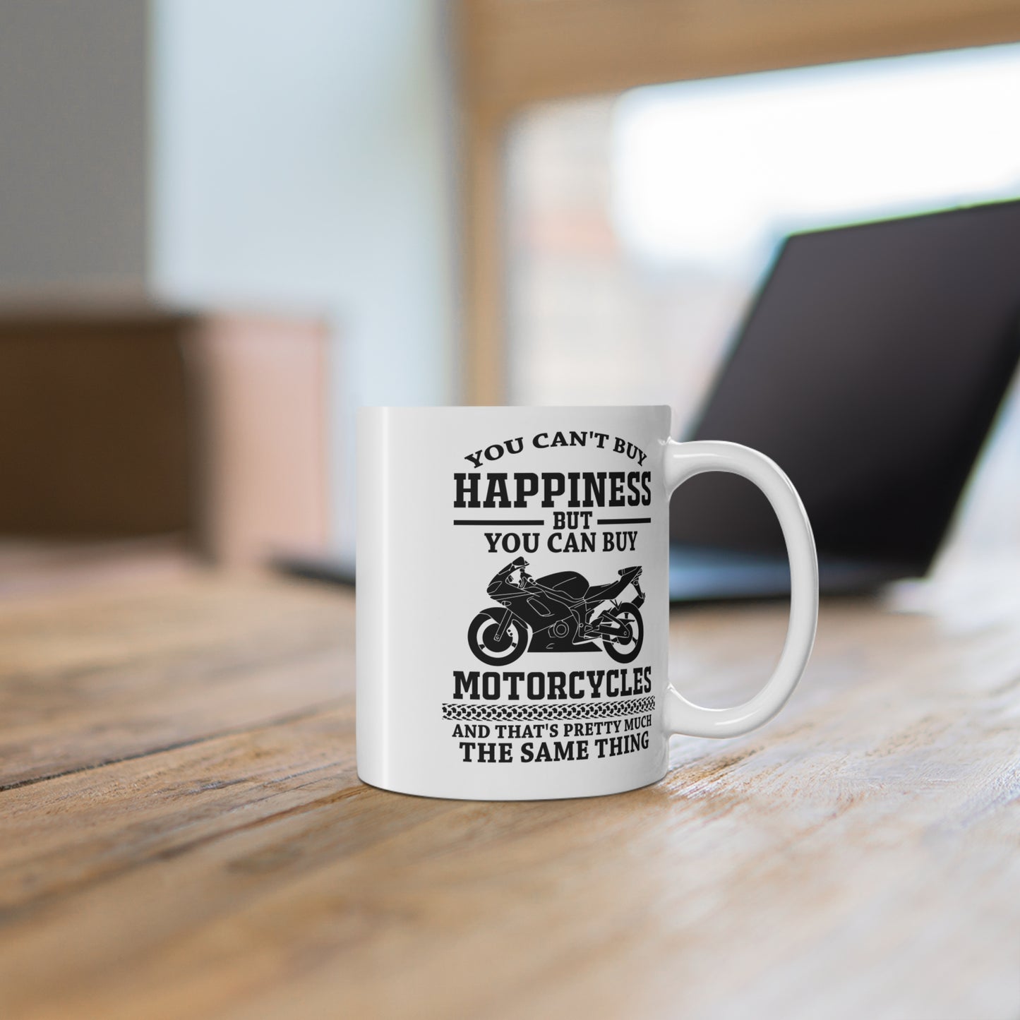 You Can't Buy Happiness But You Can Buy Motorcycles - Mug 11oz - 13109
