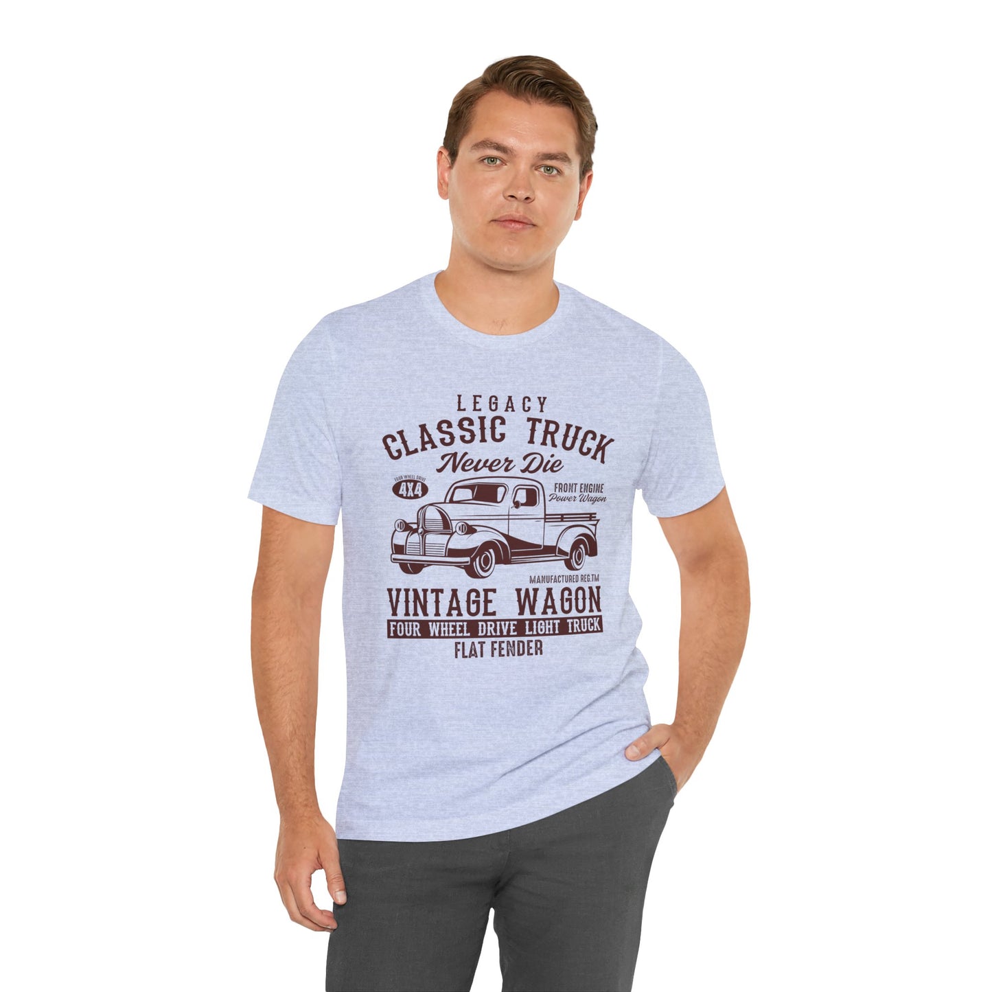 Legacy Classic Truck Never Die - Unisex Jersey Short Sleeve Tee - 12898