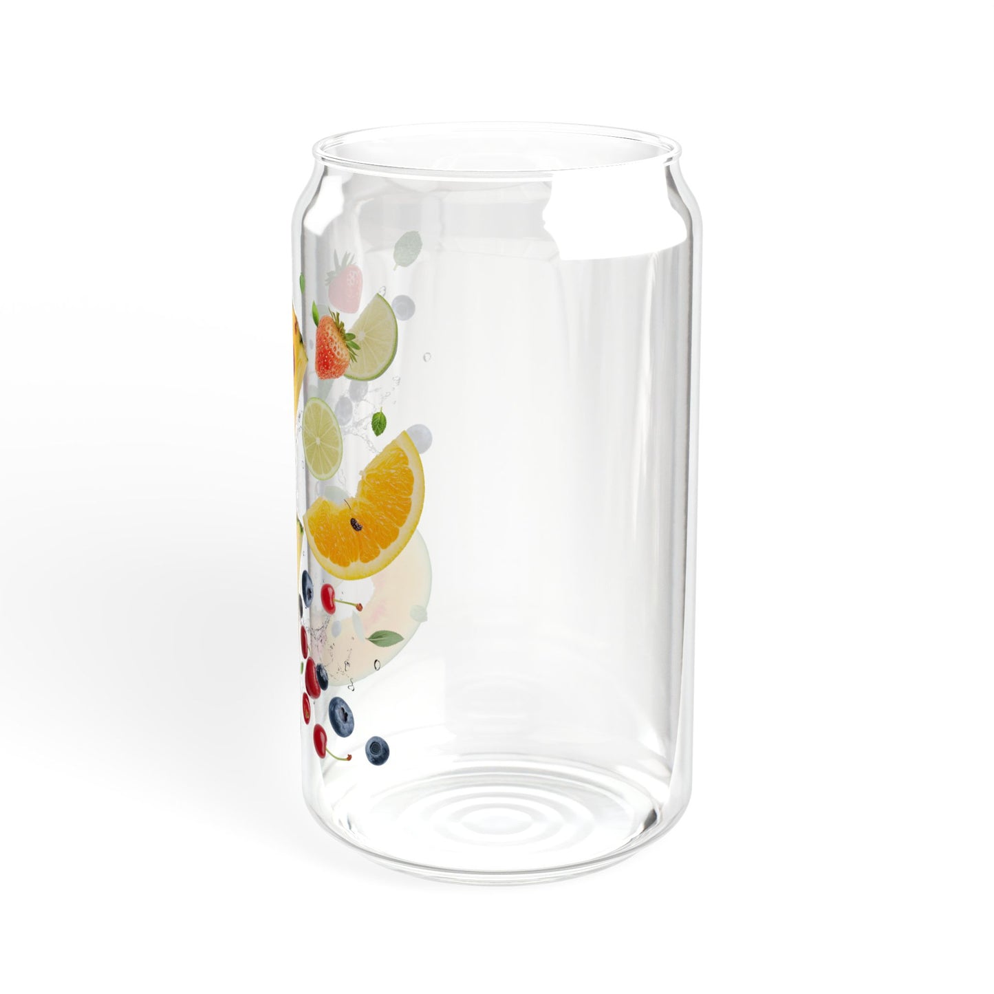 Tropical Vibes in Every Bite, Customizable - Sipper Glass, 16oz - 10800