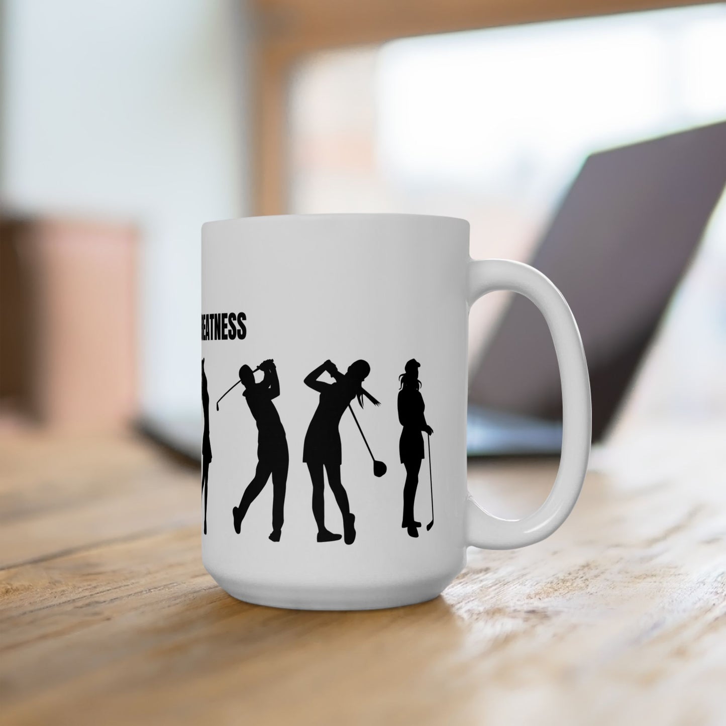 Swing Into Greatness - Ceramic Mug, (11oz, 15oz) - 10816