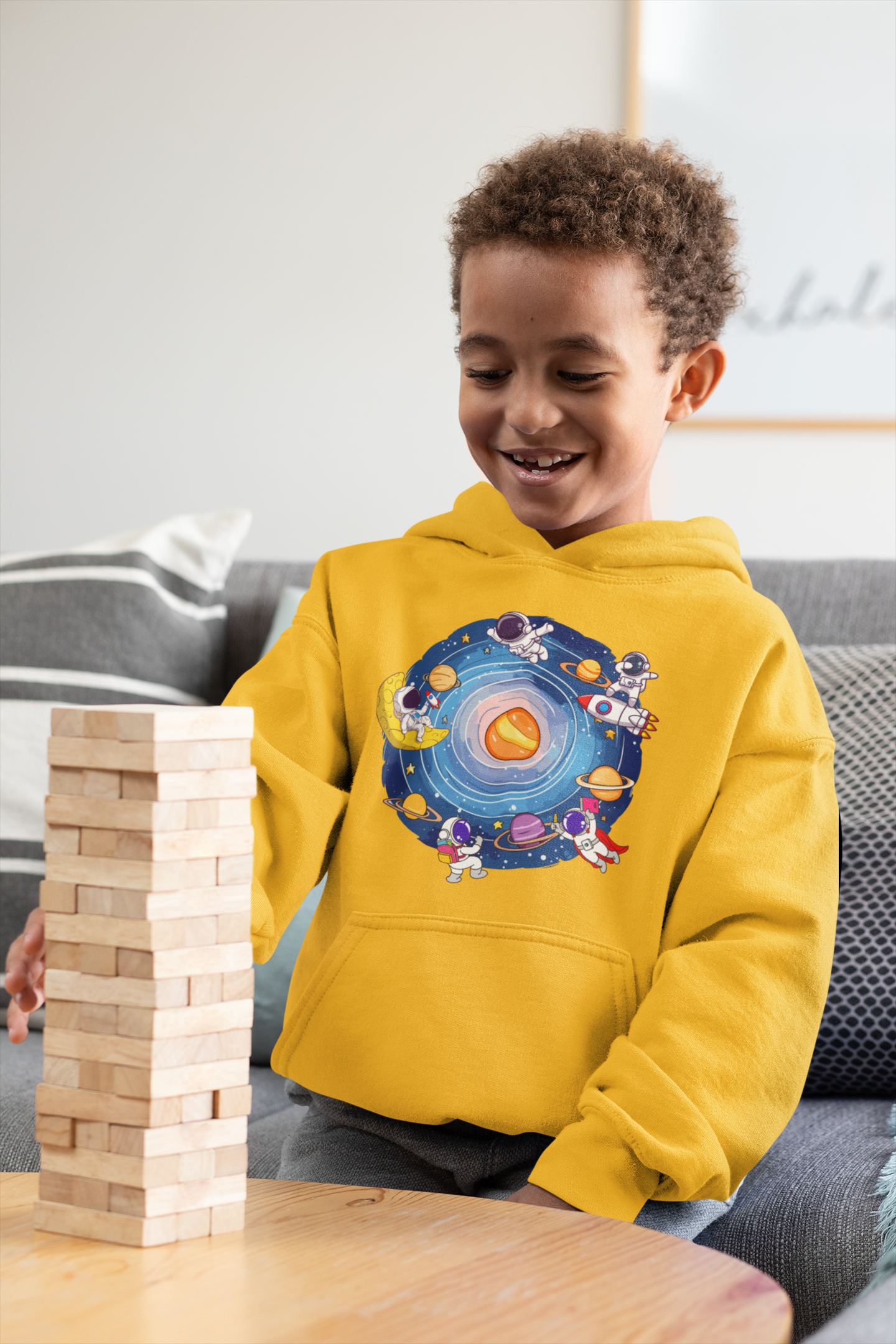 Space Explorer - Youth Heavy Blend Hooded Sweatshirt - 11206