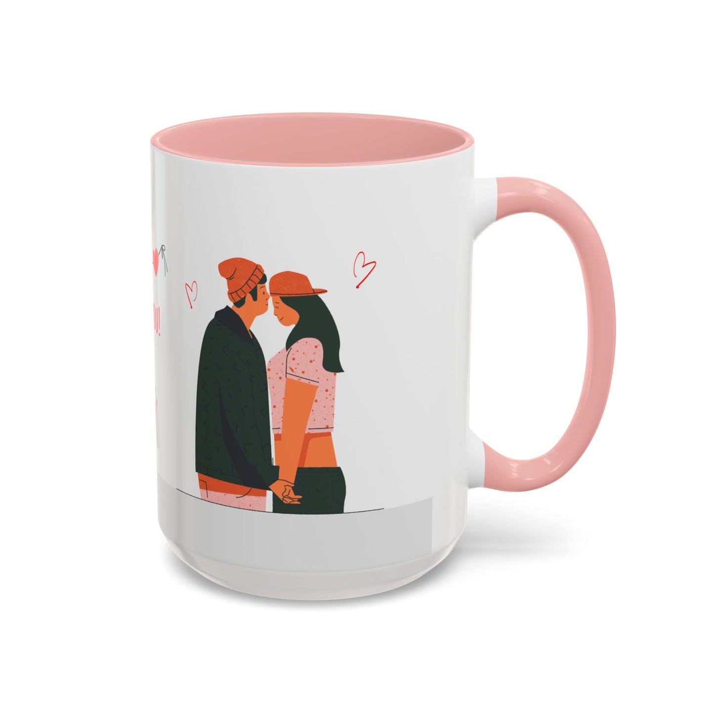 I love You - Accent Coffee Mug (11, 15oz) - 11136