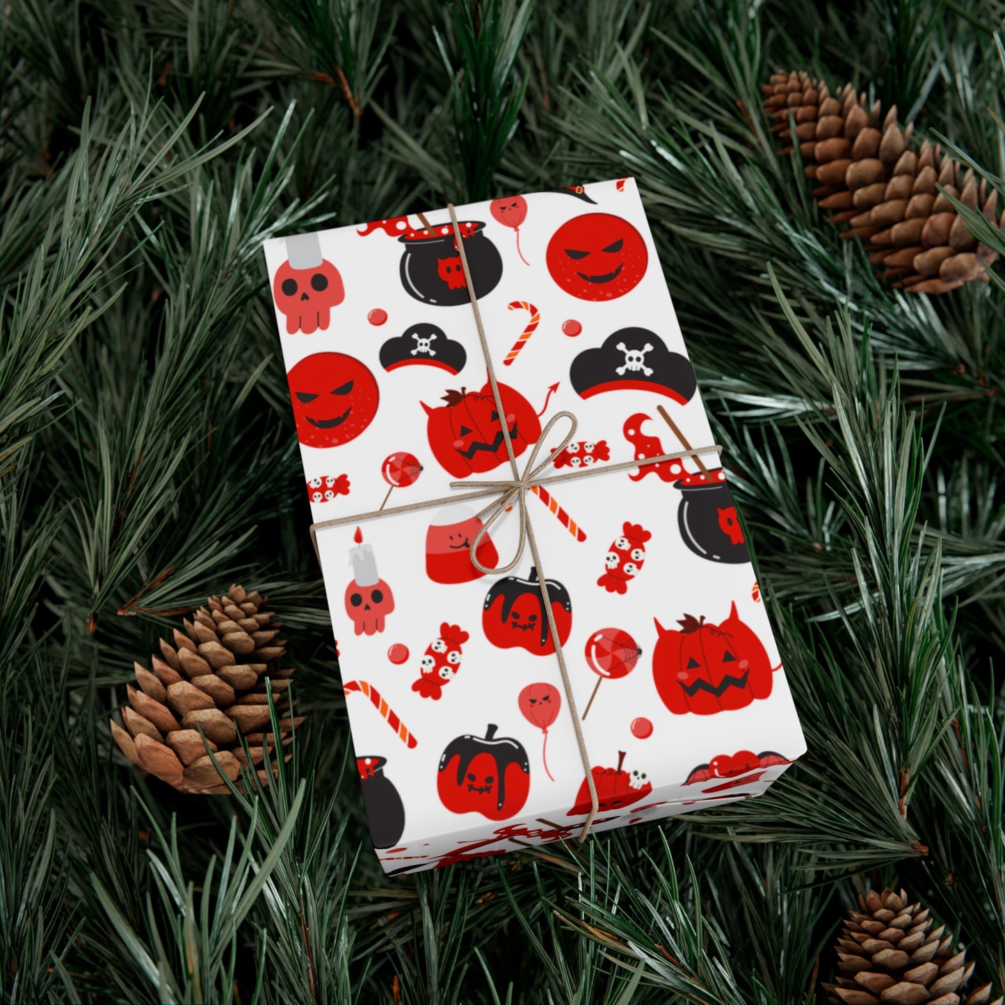 Red Halloween - Gift Wrap Papers