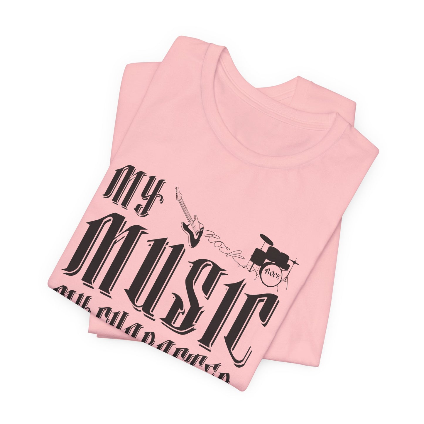 My Music My Character, Rock & Roll Station - Unisex Jersey Short Sleeve Tee