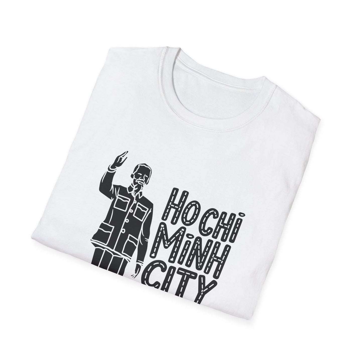 Hochi Minh City Graphic T-Shirt - Unisex Softstyle Tee - 12140