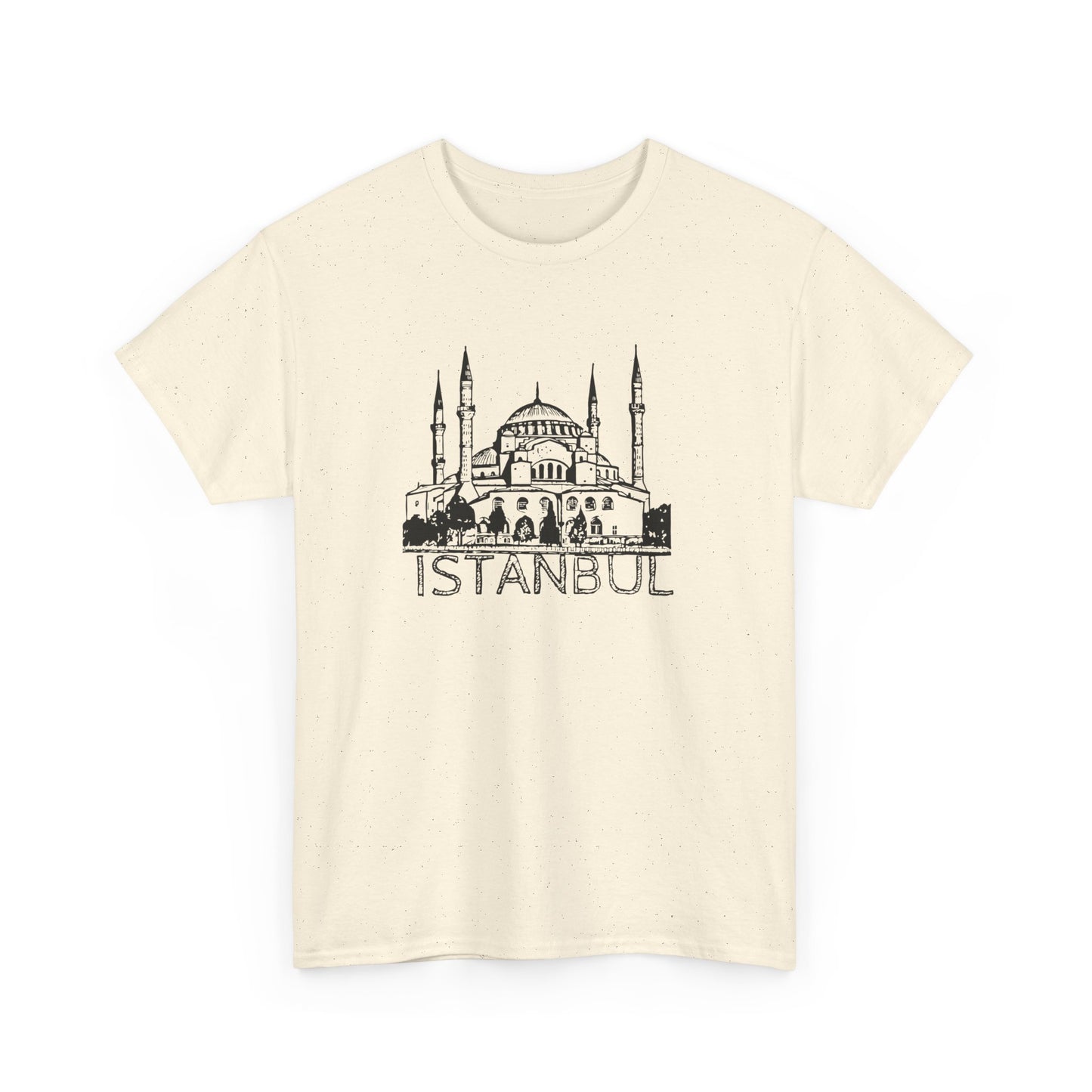 Istanbul Unisex Heavy Cotton Tee - Travel Inspired Apparel - 12007