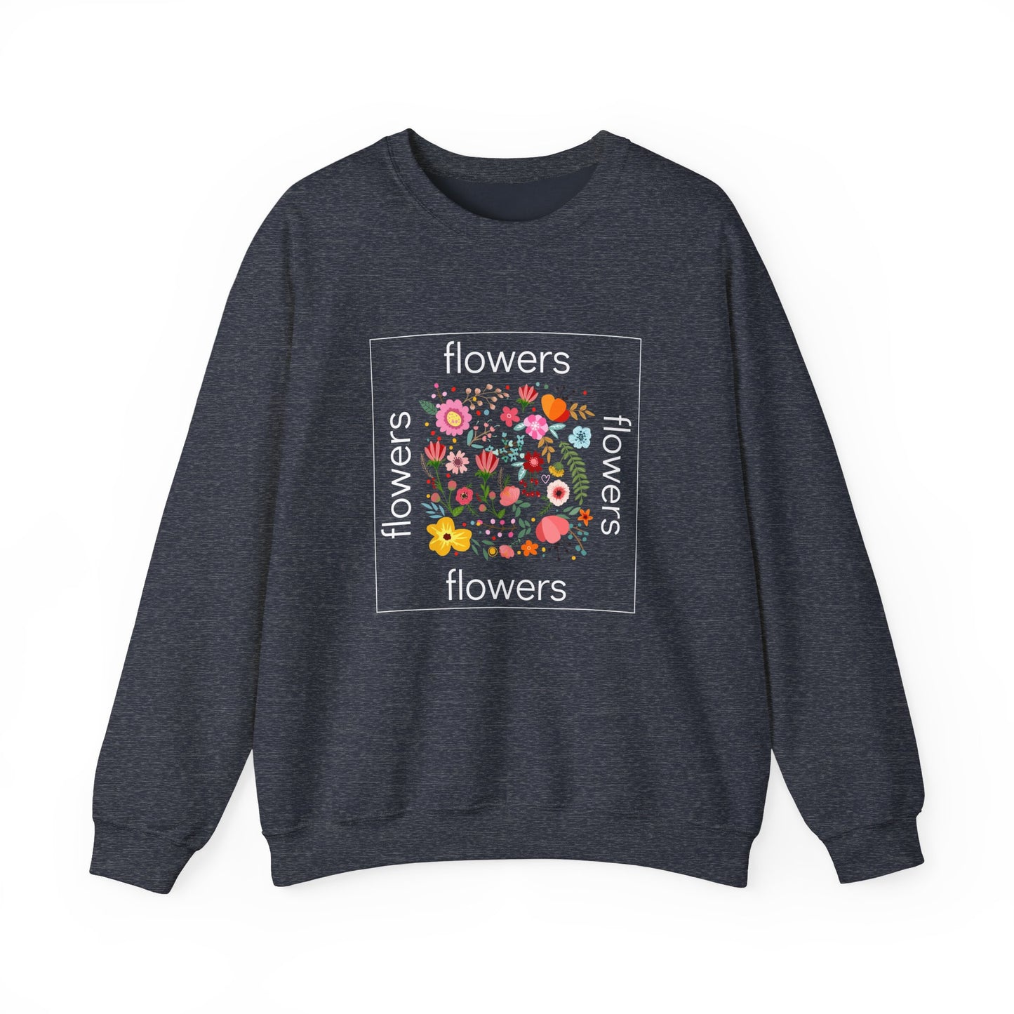 Flowers - Unisex Heavy Blend™ Crewneck Sweatshirt - 11685