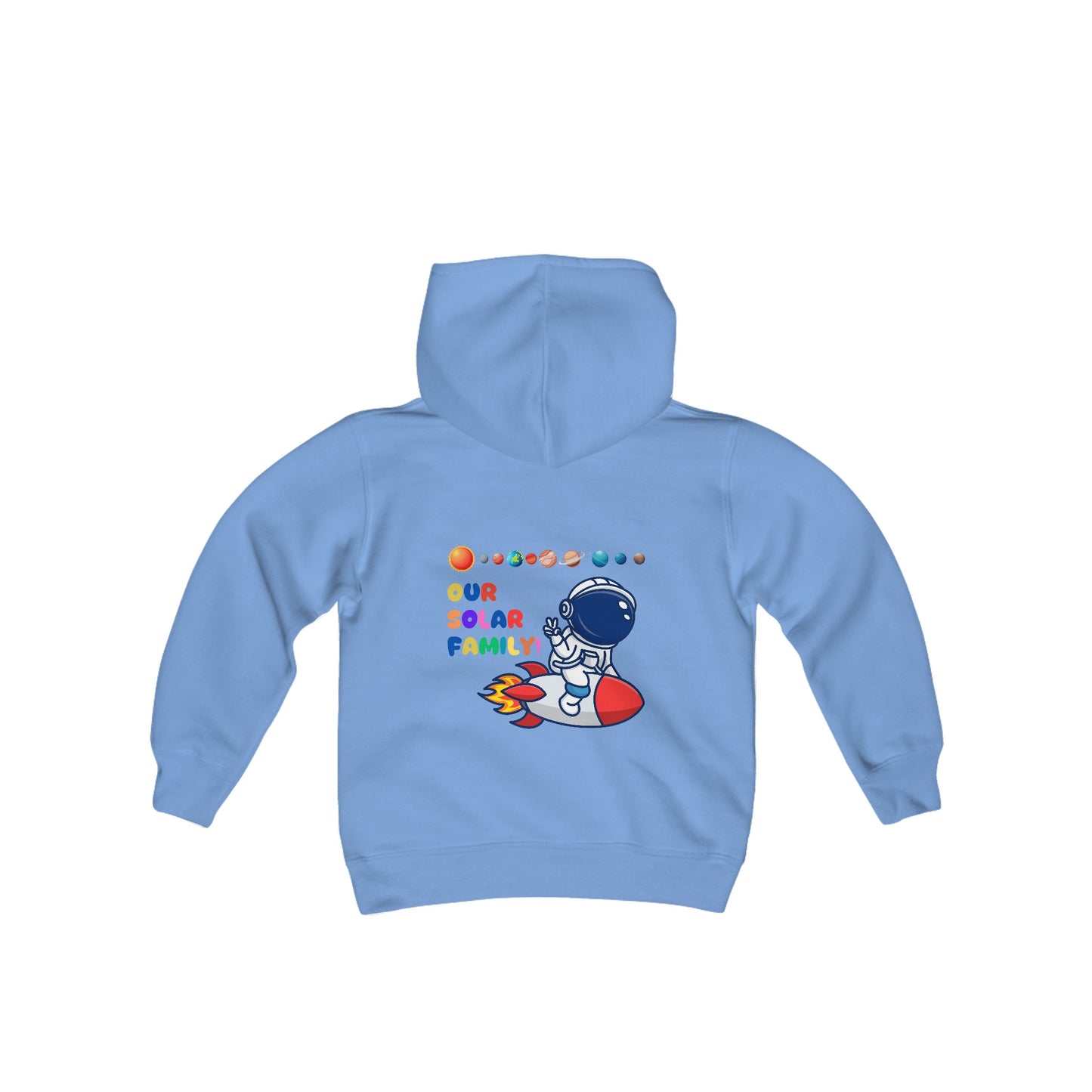 Our Solar Family! - Youth Heavy Blend Hooded Sweatshirt