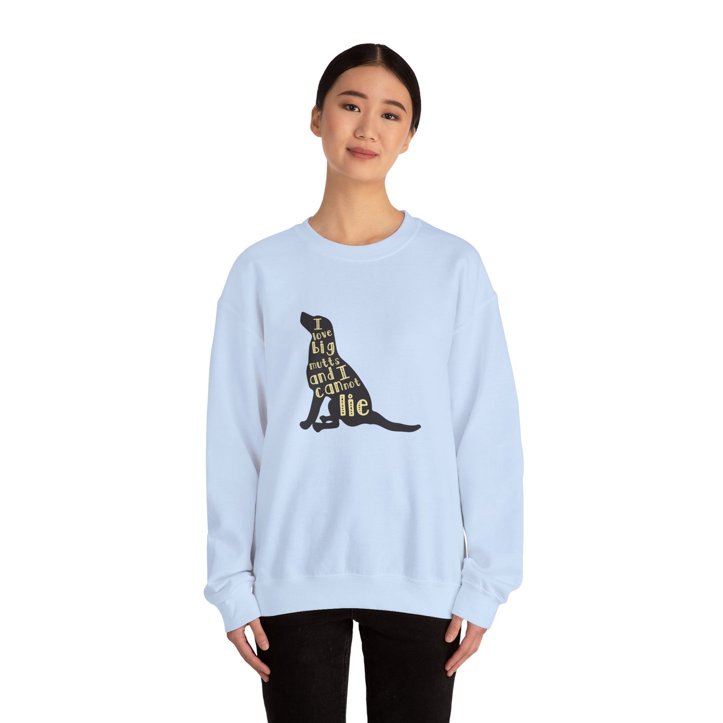 I Love Big Mutts and I Cannot Lie - Unisex Heavy Blend™ Crewneck Sweatshirt