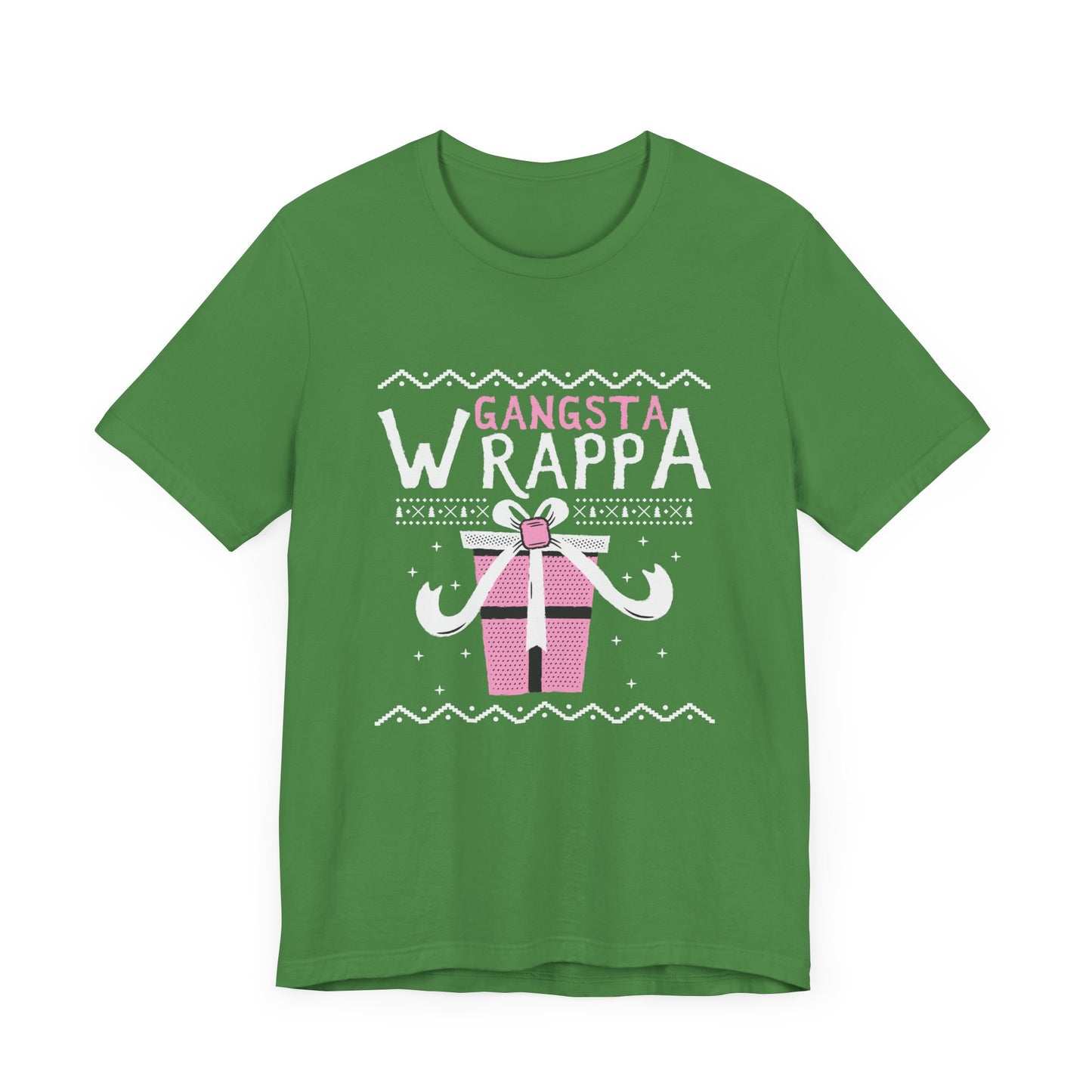 Christmas: Gangsta Wrappa - Unisex Jersey Short Sleeve Tee