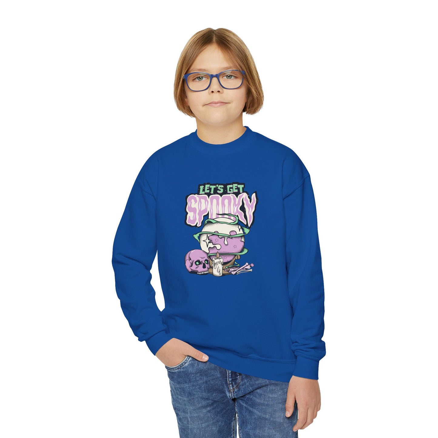 Let's Get Spooky - Youth Crewneck Sweatshirt