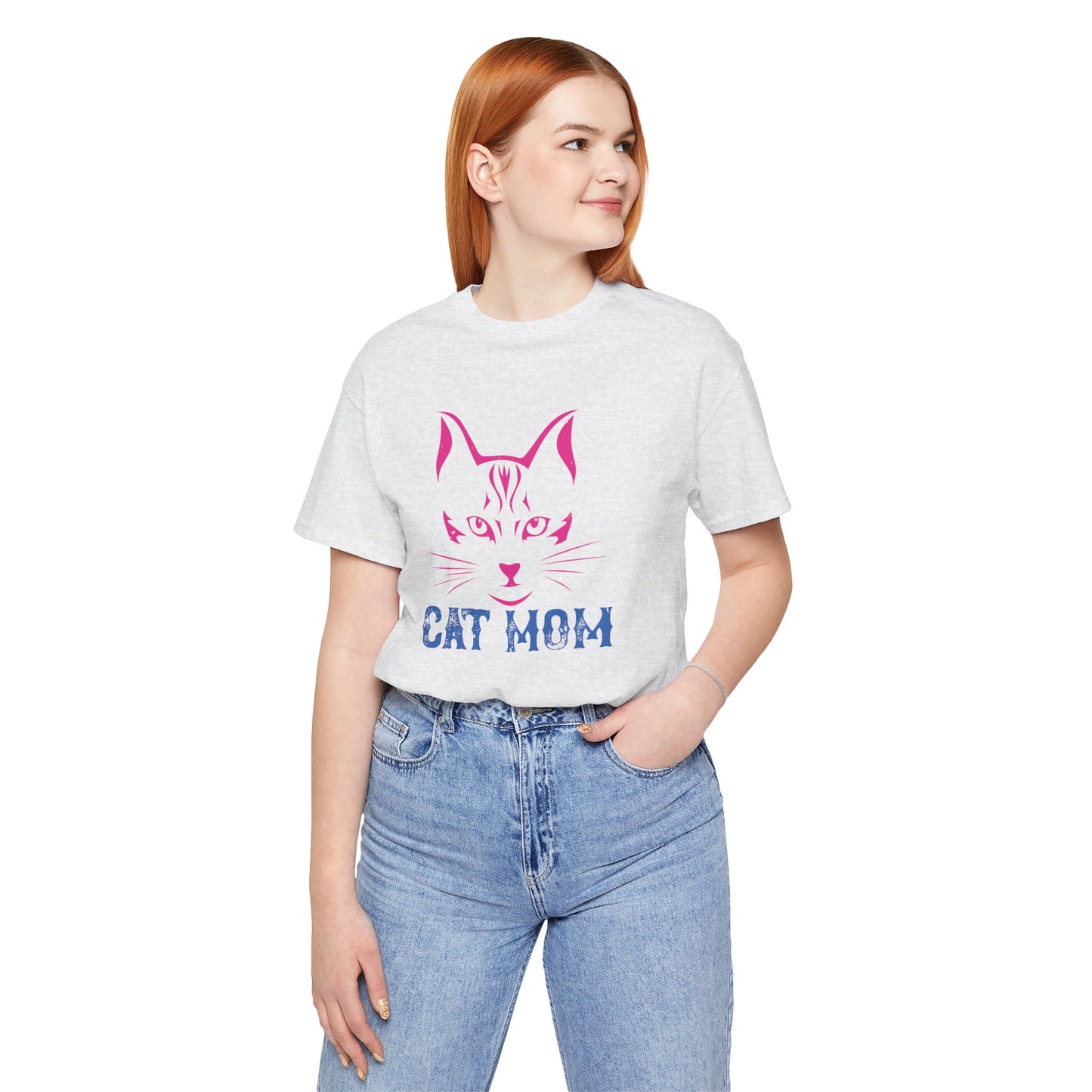 Cat Mom - Unisex Jersey Short Sleeve Tee