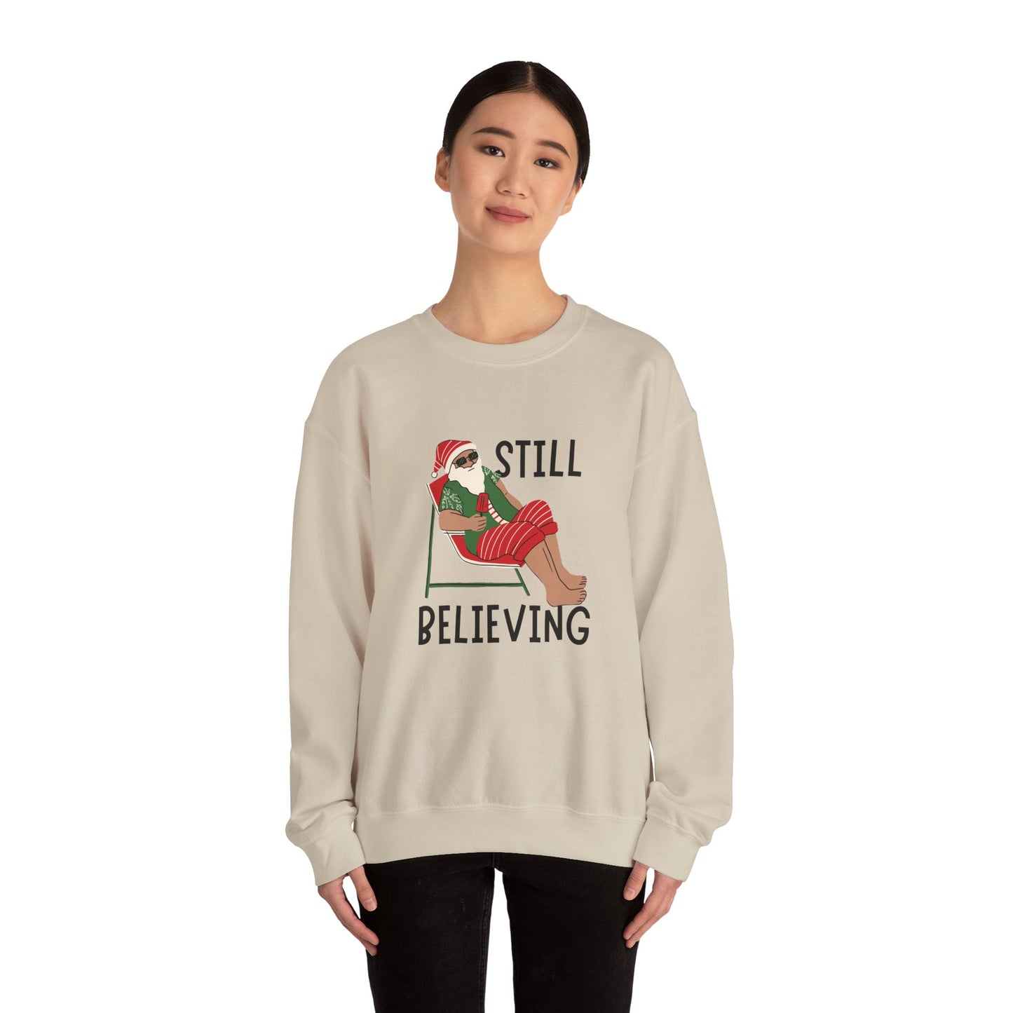 Santa, Still Believing - Unisex Heavy Blend™ Crewneck Sweatshirt