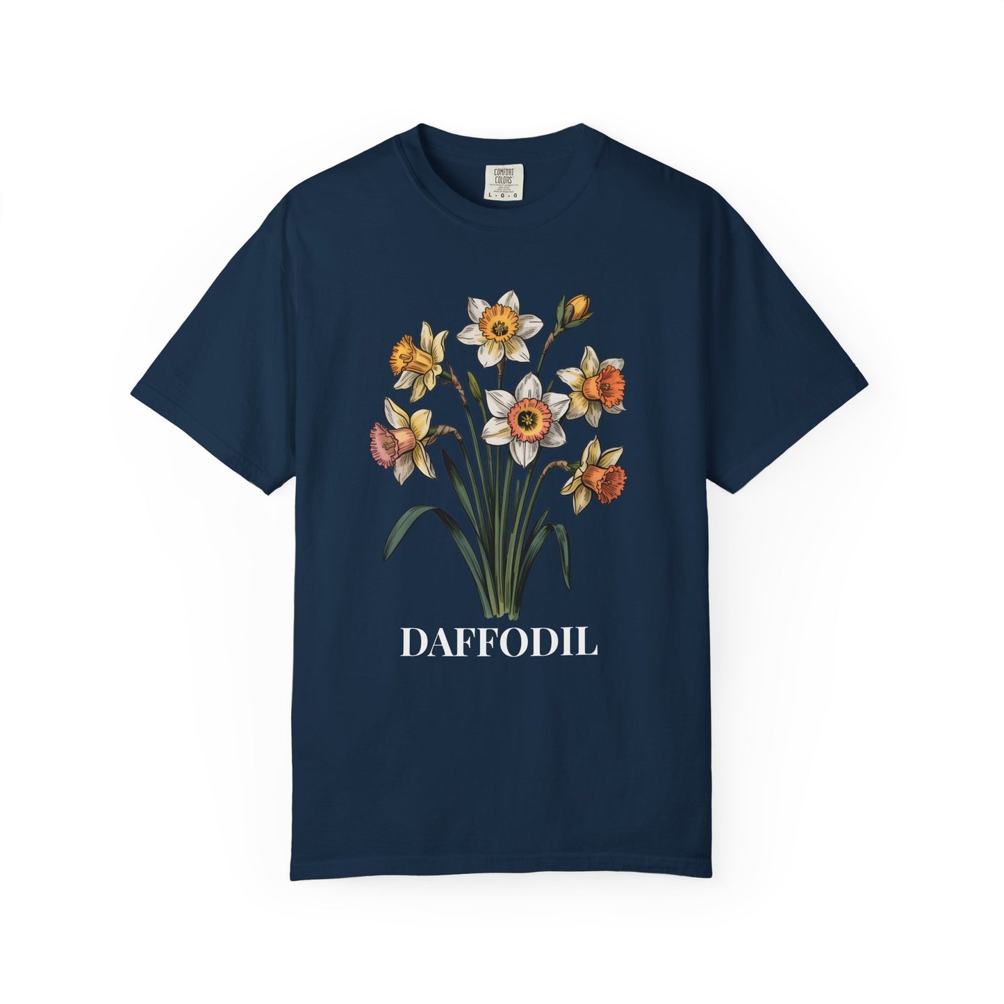 March Birth Flower Shirt – Daffodil Floral Graphic Tee, March Birthday Gift for Her - 14798