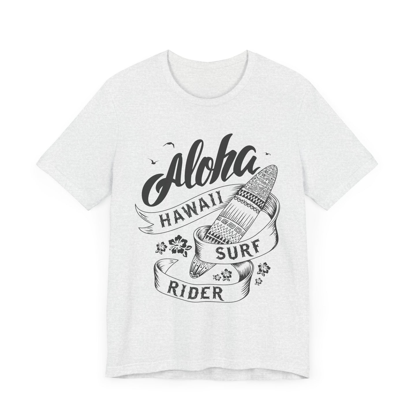 Aloha, Hawaii, Surf Rider - Unisex Jersey Short Sleeve Tee - 13181