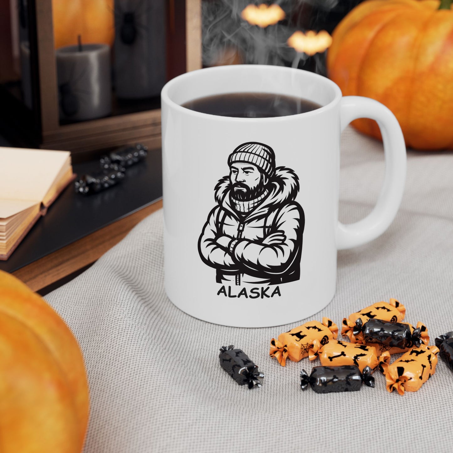 "In Alaska, we don’t complain about the cold; we just add more layers." Ceramic Mug - 13029