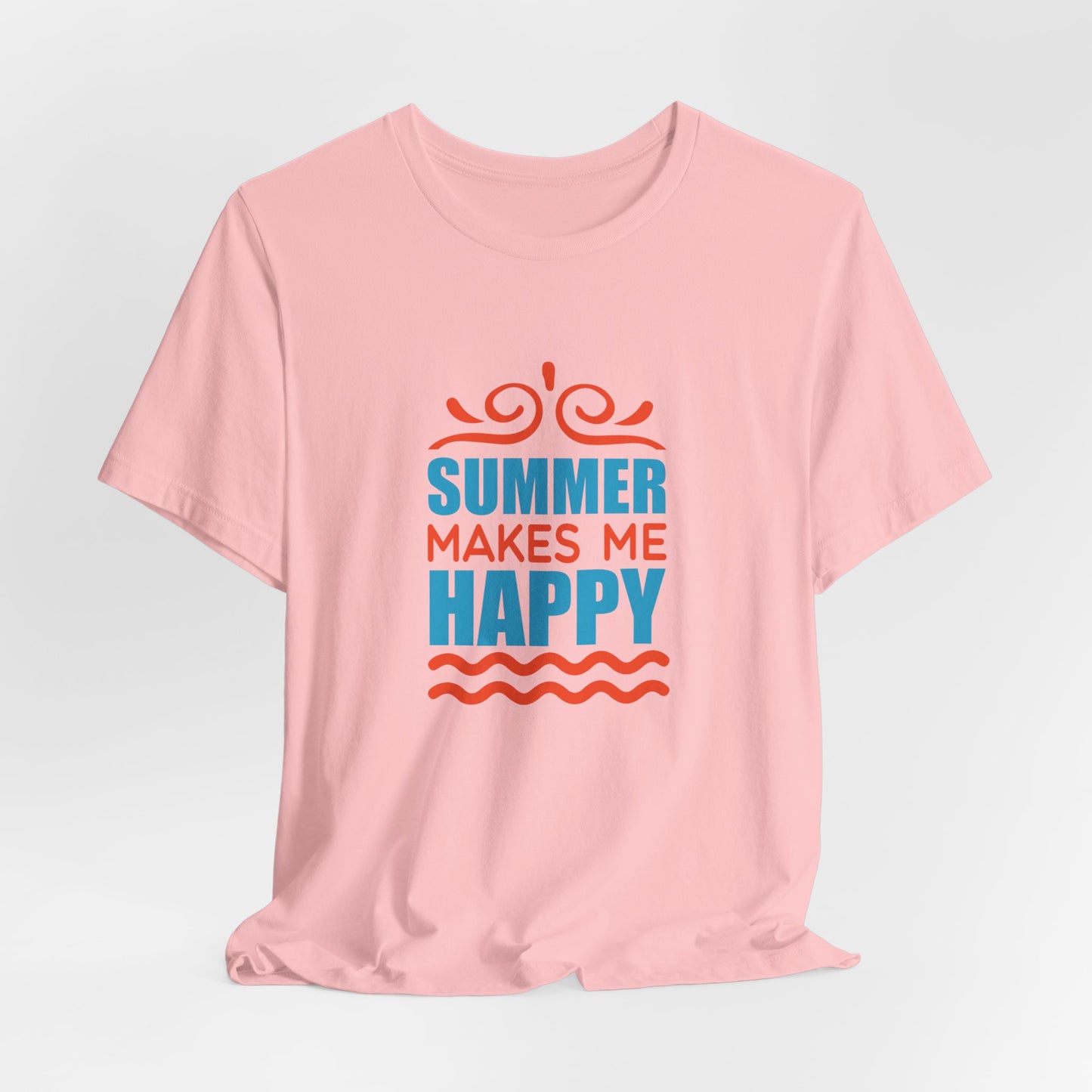 Summer Makes Me Happy - Unisex Jersey Short Sleeve Tee