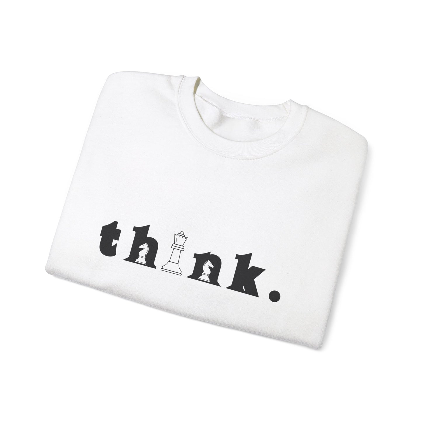 THINK - Unisex Heavy Blend™ Crewneck Sweatshirt