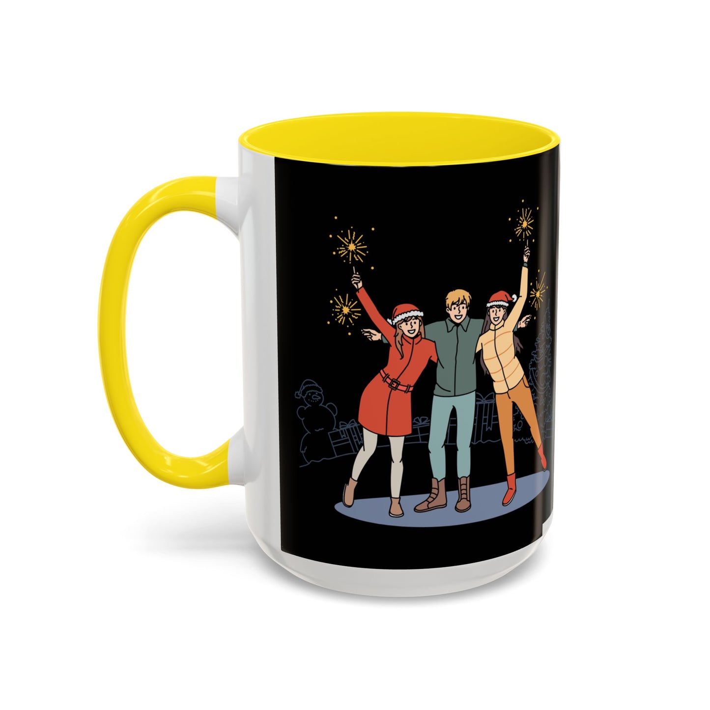 Happy New Year - Accent Coffee Mug (11, 15oz) - 10891