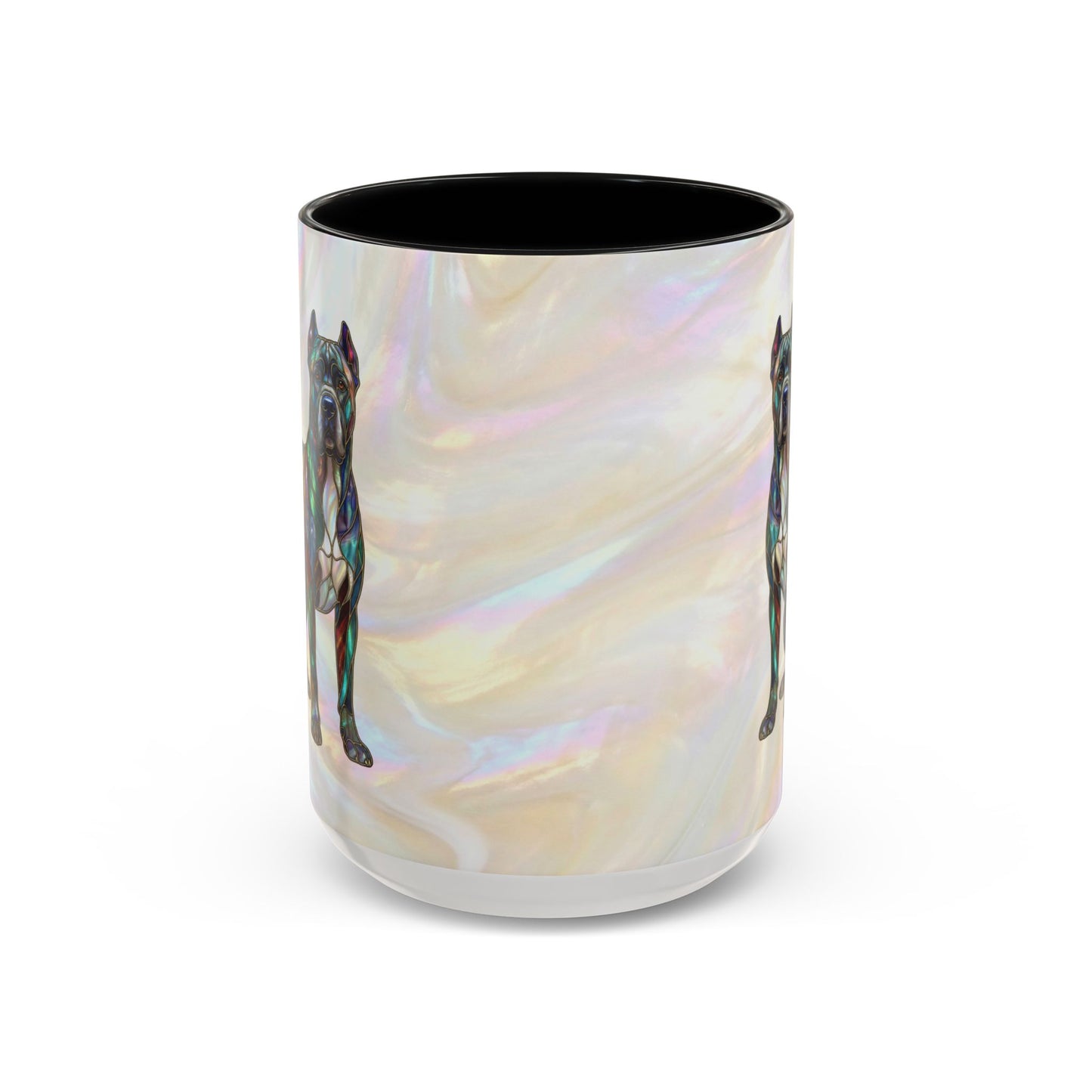 Cane Corso Accent Mug — Stained Glass Design (11/15 oz) - 14623