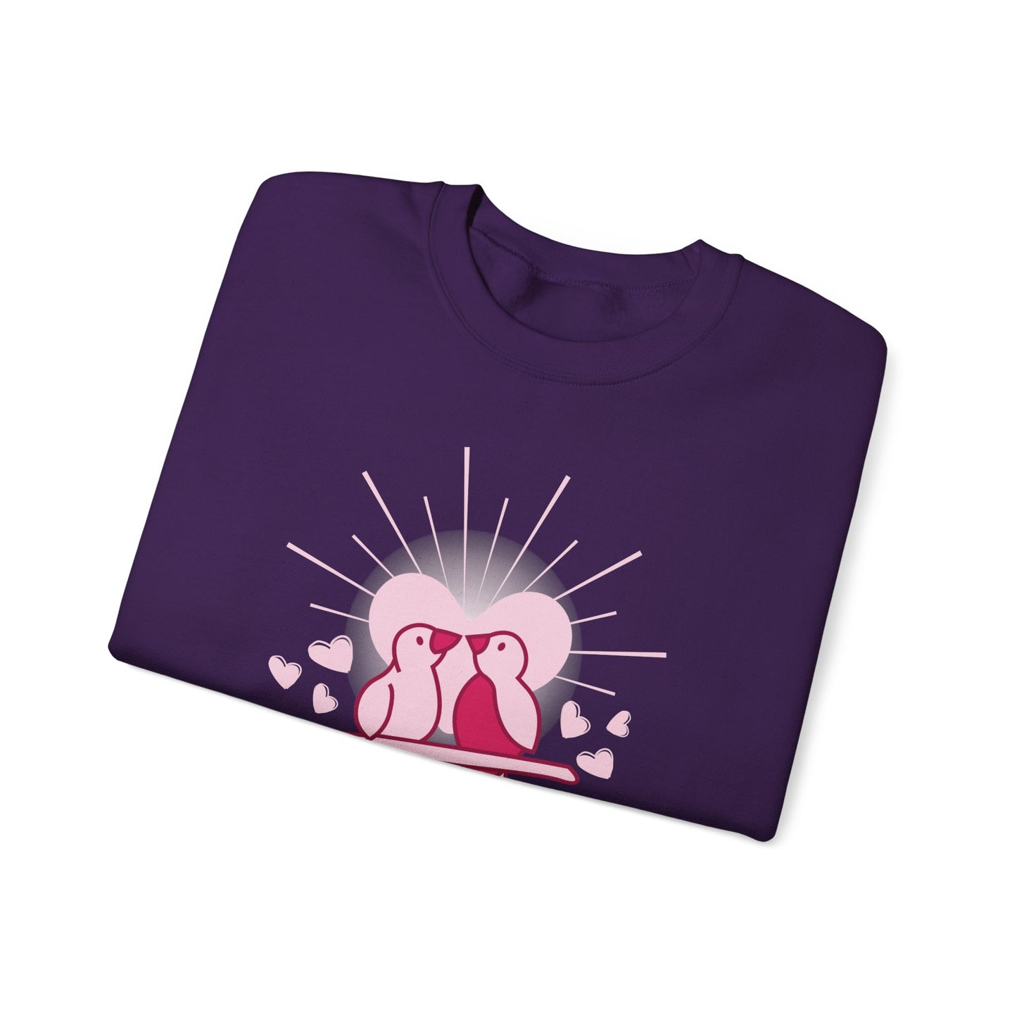Birds In Love - Unisex Heavy Blend™ Crewneck Sweatshirt - 11555