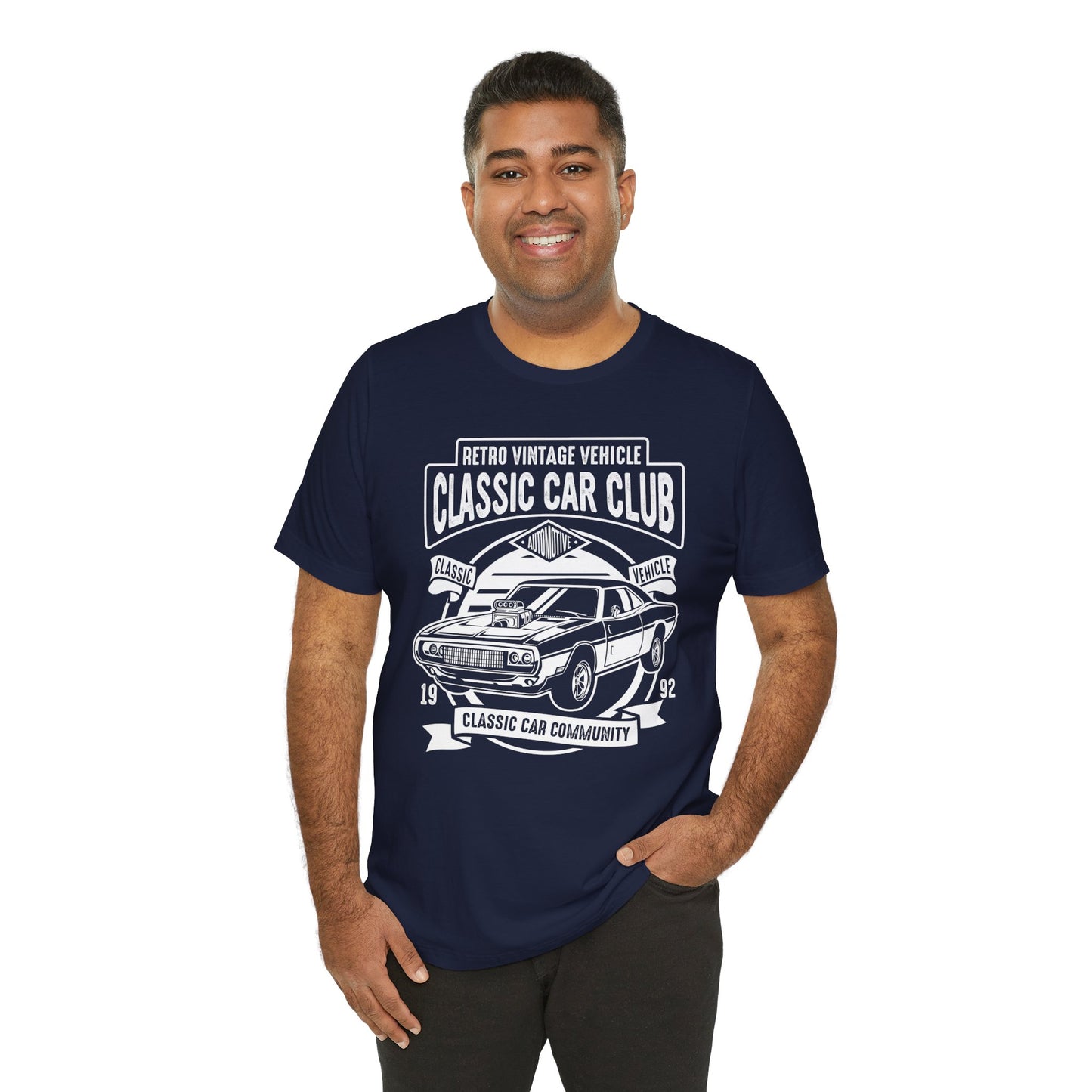 Retro Vintage Vehicle - Unisex Jersey Short Sleeve Tee - 12698