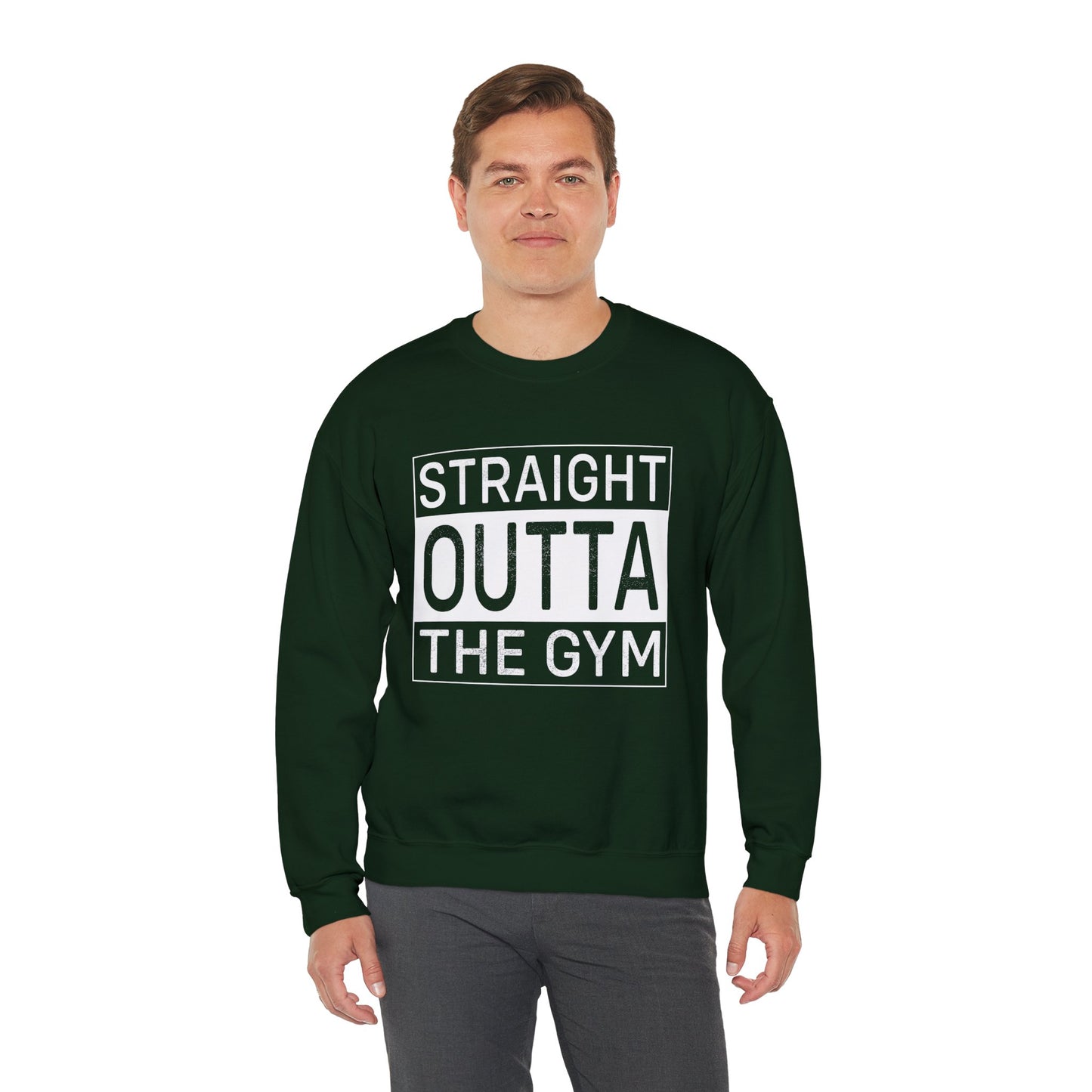 Straight Outta The Gym - Unisex Heavy Blend™ Crewneck Sweatshirt