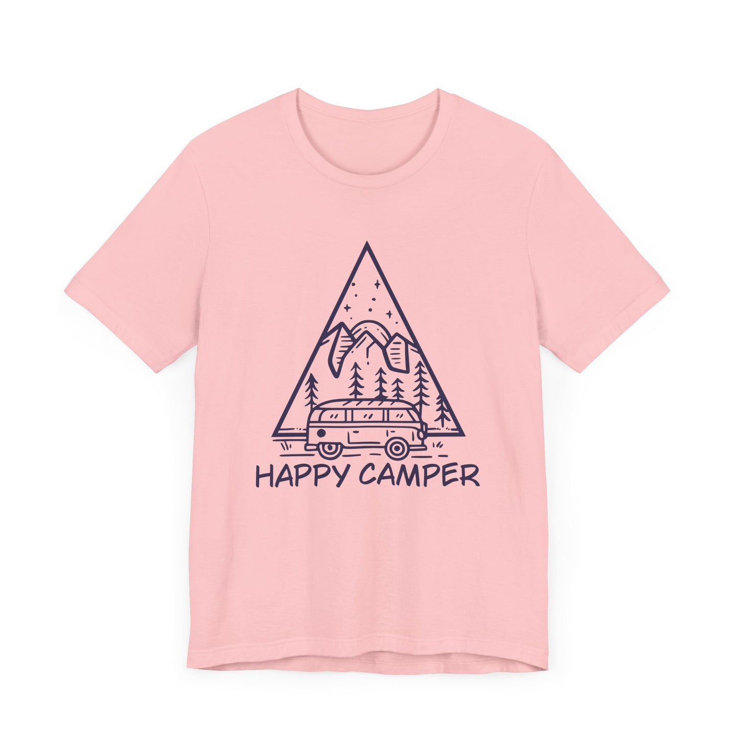 Happy Camper - Unisex Jersey Short Sleeve Tee - 12604