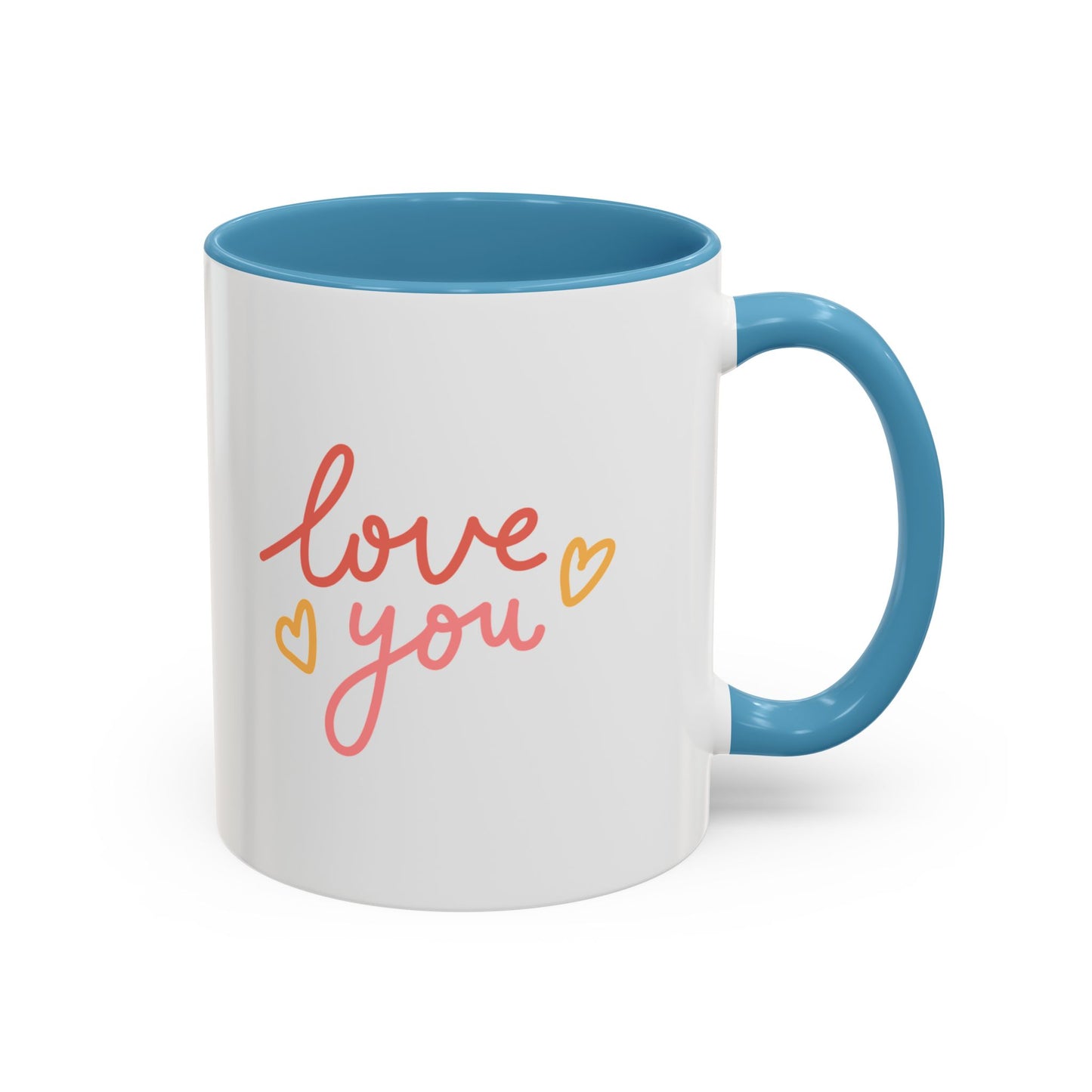 Love You - Accent Coffee Mug (11, 15oz) - 11190