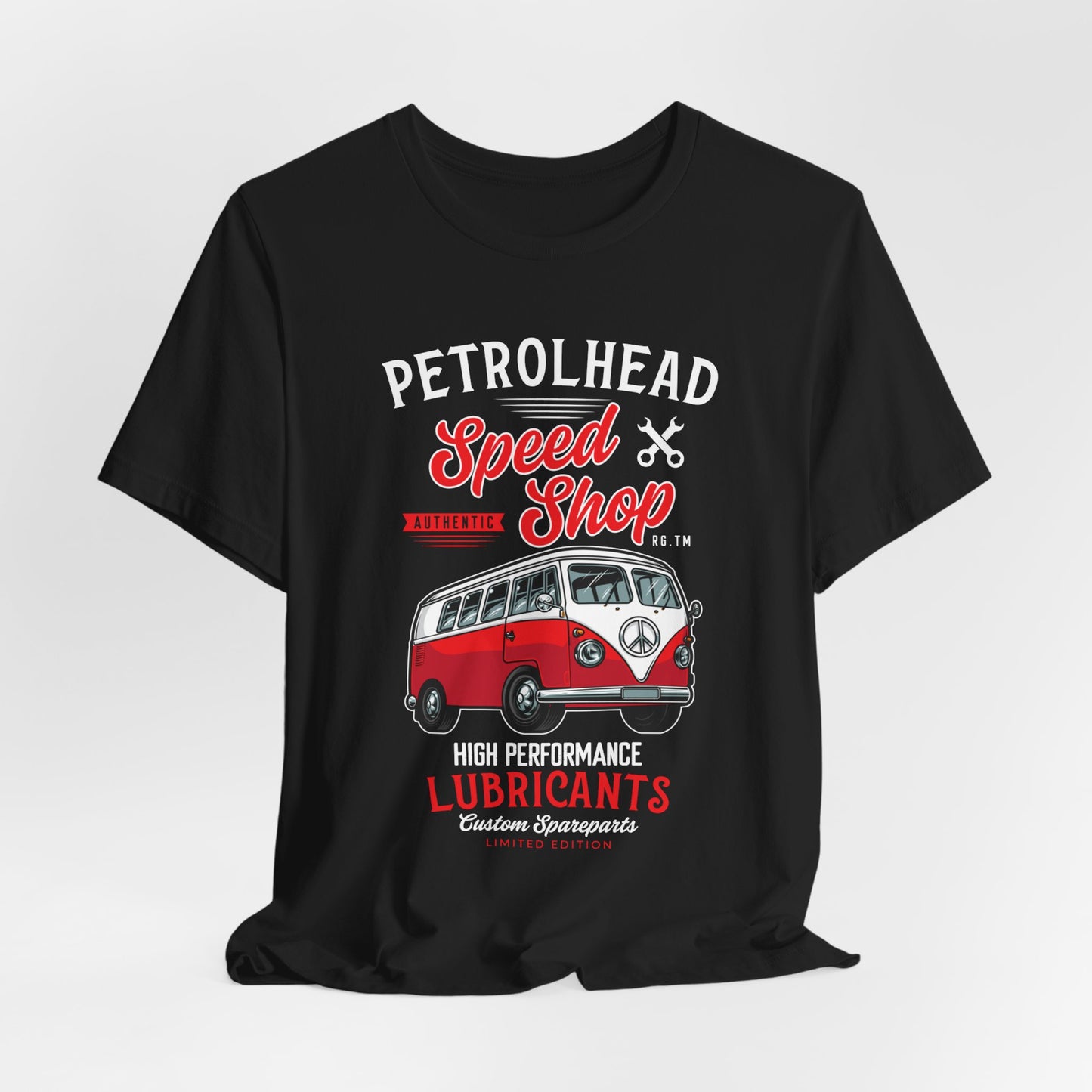 Petrolhead, Speed Shop - Unisex Jersey Short Sleeve Tee