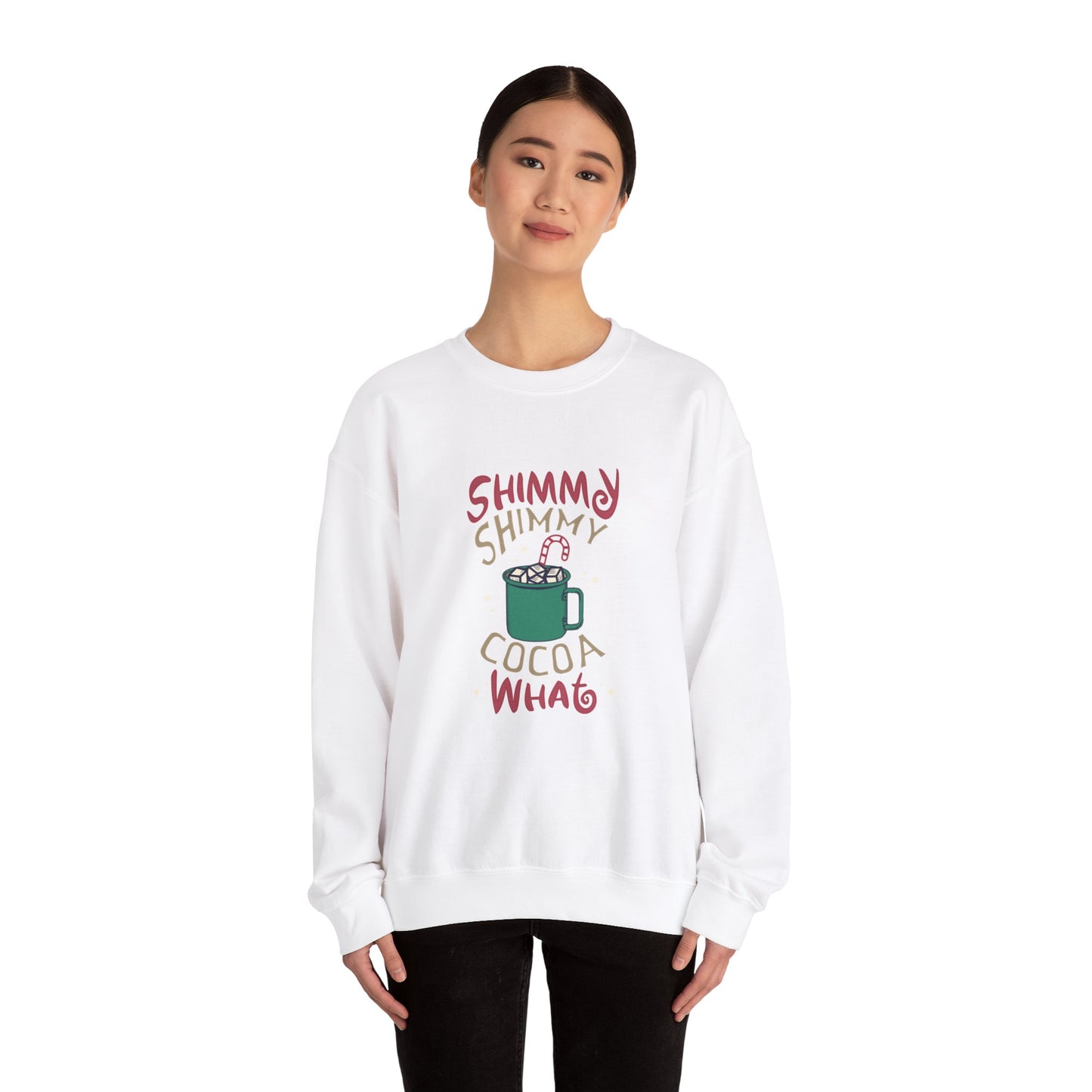 Shimmy Shimmy Cocoa What - Unisex Heavy Blend™ Crewneck Sweatshirt