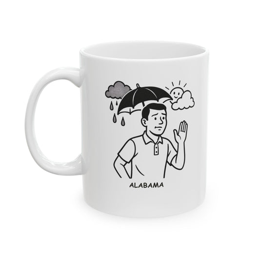 "If you don’t like Alabama weather, just wait five minutes." Ceramic Mug - 12785