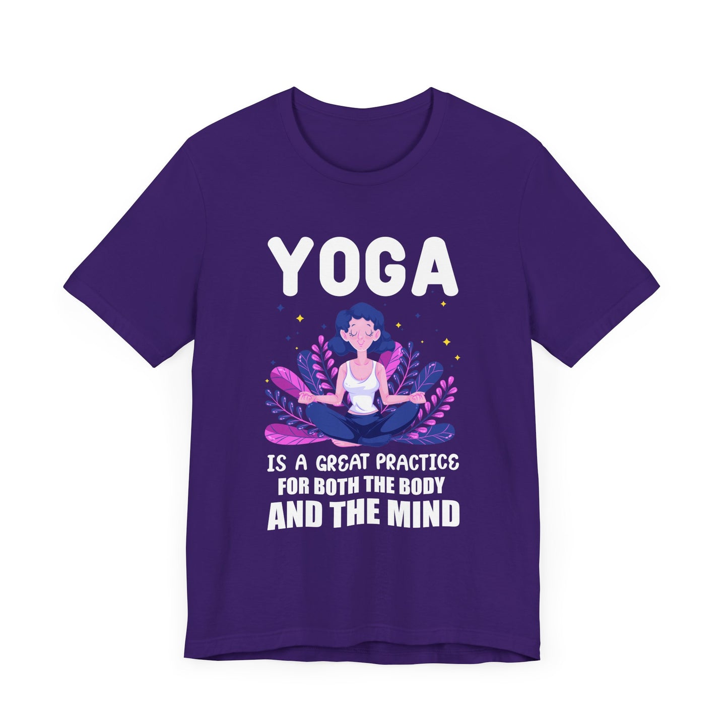 Yoga Is A Great Practice For Both The Body & The Mind - Unisex Jersey Short Sleeve Tee - 12155