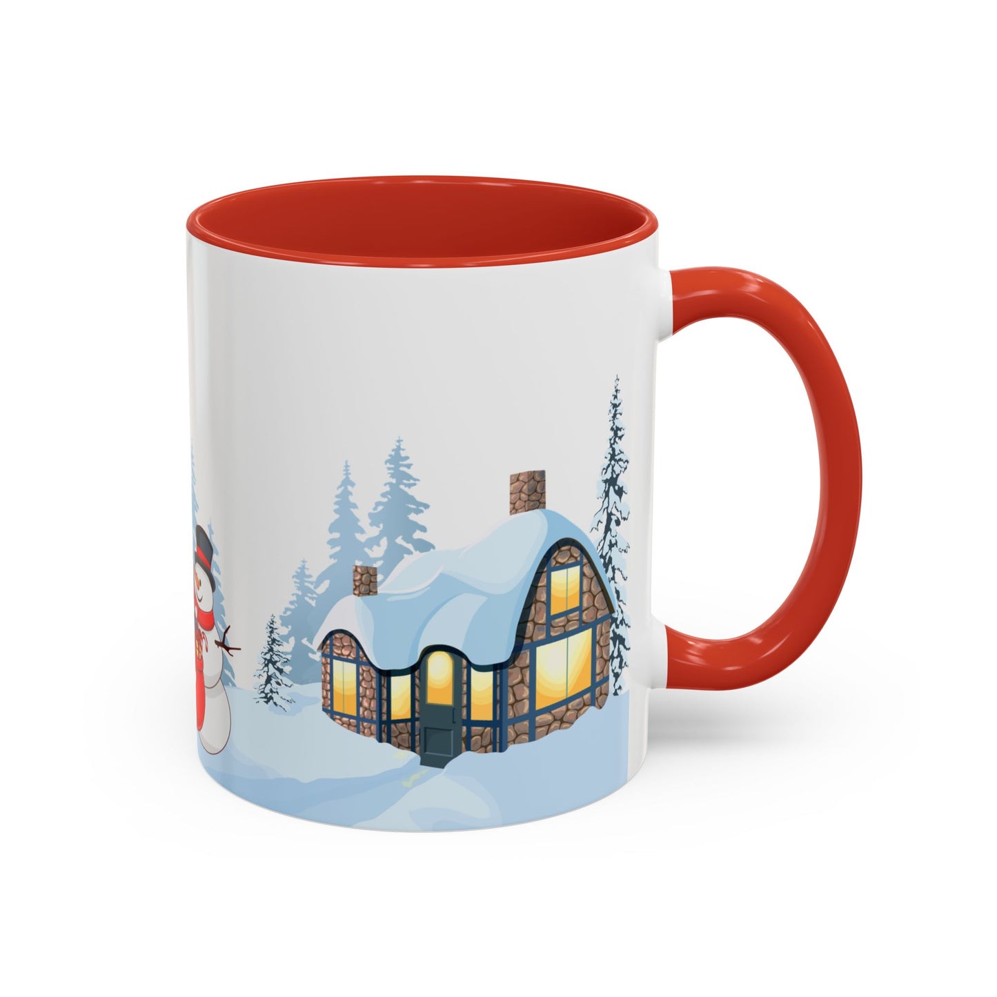 Outdoor Christmas Party - Accent Coffee Mug (11, 15oz) - 10454