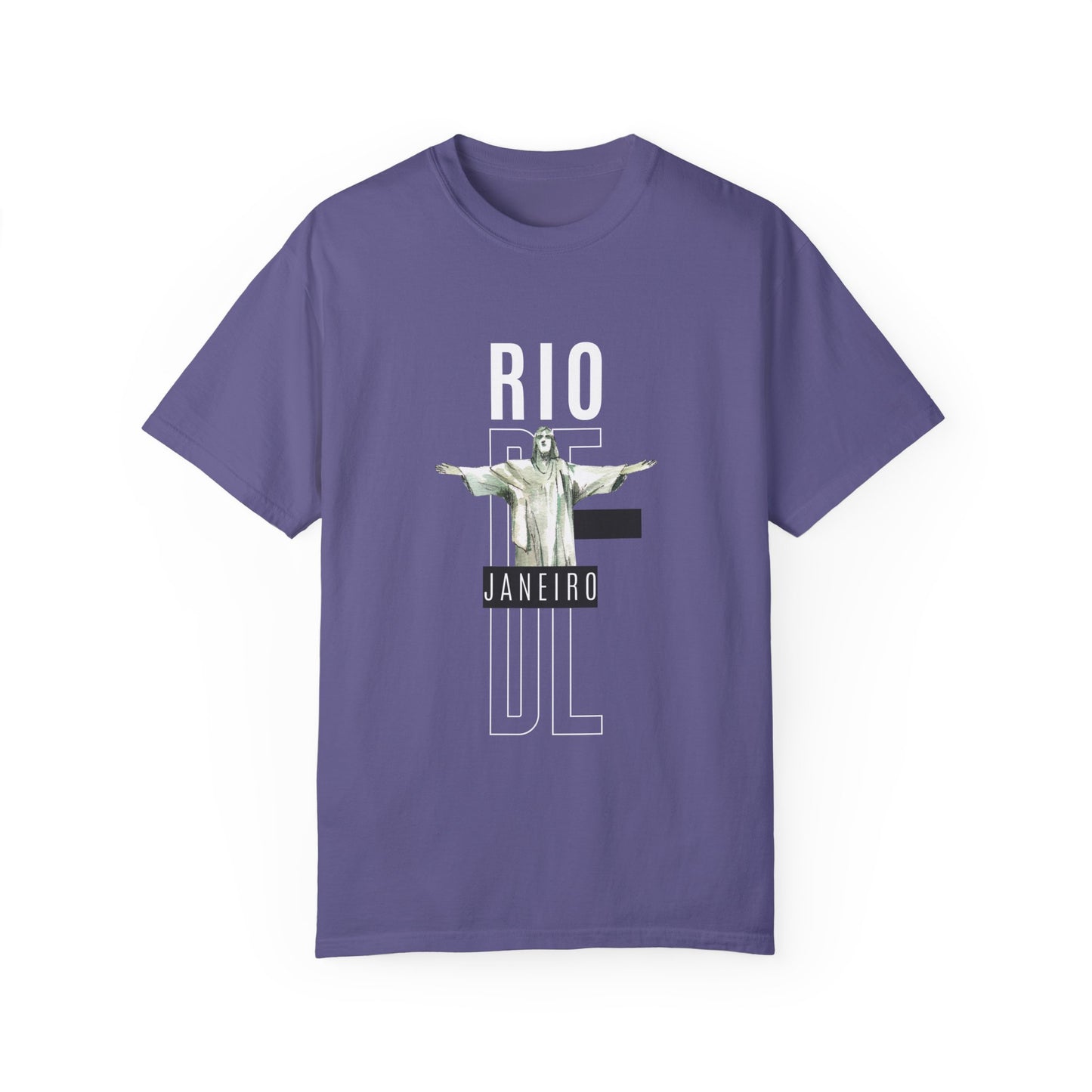 Rio de Janeiro Unisex Garment-Dyed T-Shirt - 12049