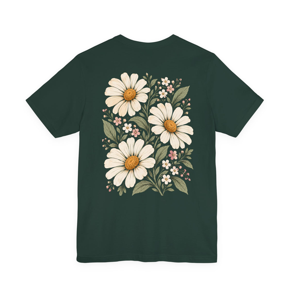 Daisy Garden T-Shirt, Vintage Floral Graphic Tee - 14985