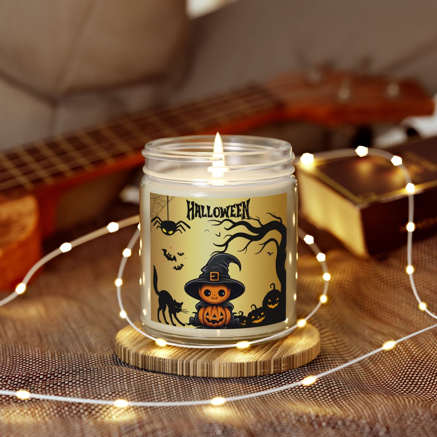 Pumpkin Spice Enchantment - Scented Coconut Apricot Candles (4oz, 9oz)