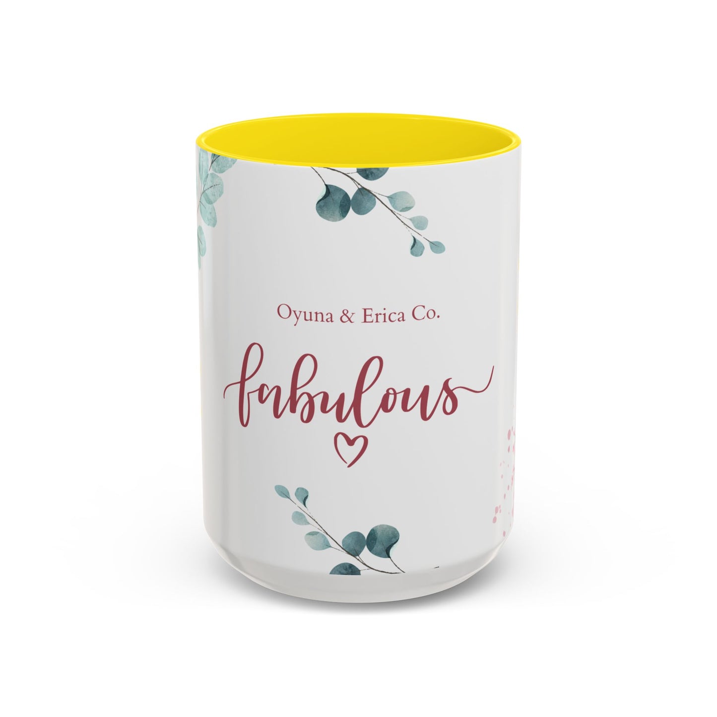 Fabulous, Name, Customizable - Accent Coffee Mug (11, 15oz) - 10965