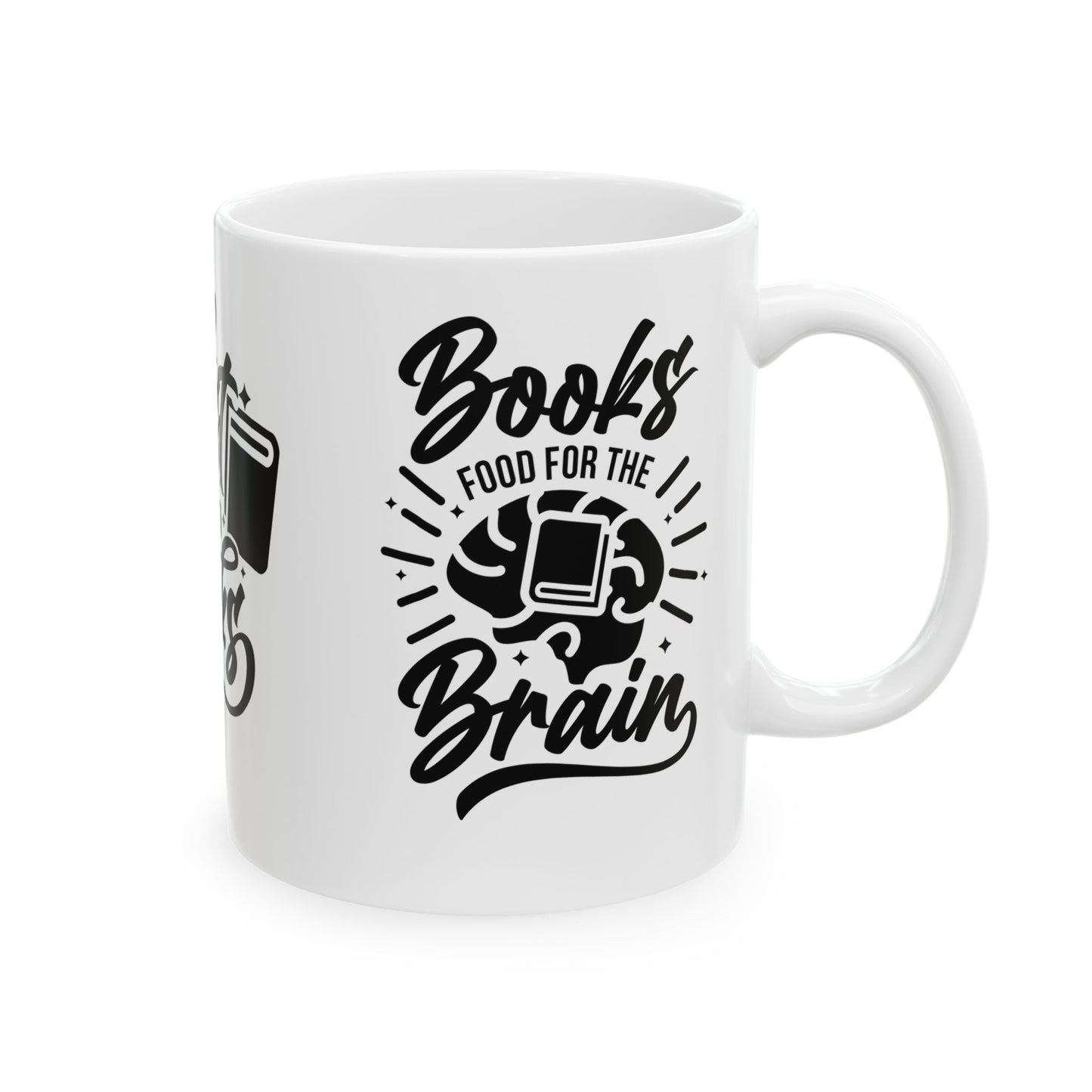 Blast Off With Books - Ceramic Mug, (11oz, 15oz) - 10688