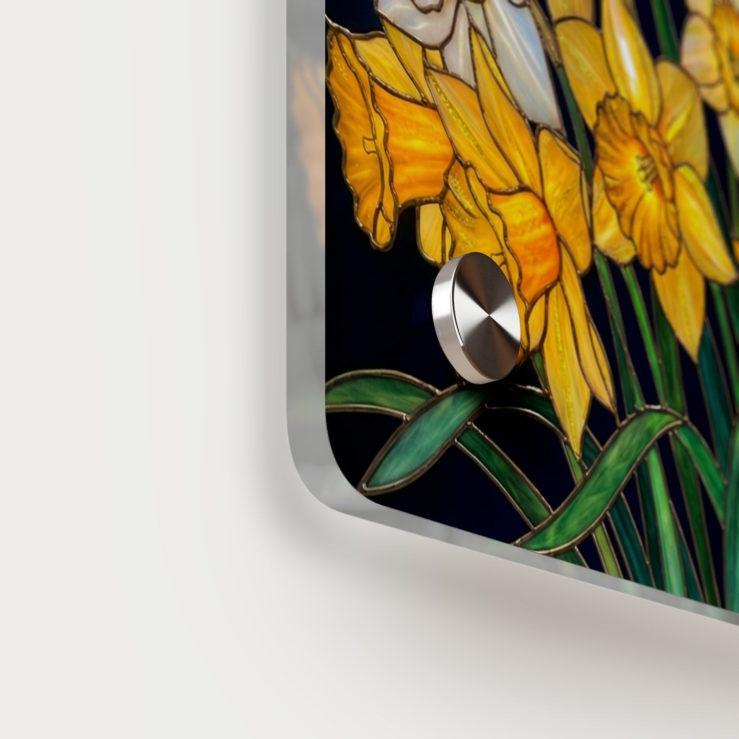 Daffodil Floral Acrylic Wall Art Panel - 14601