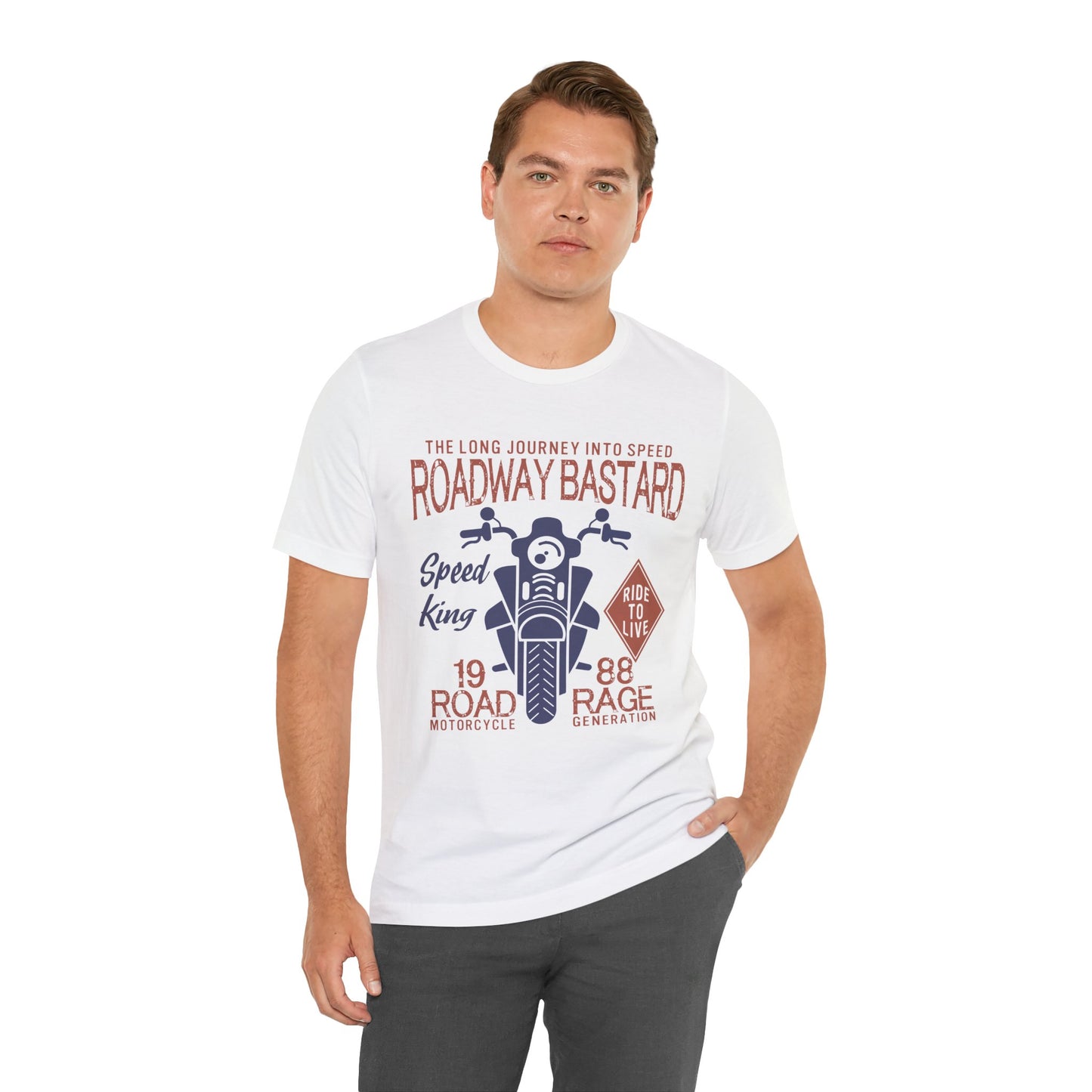 Roadway Bastard - Unisex Jersey Short Sleeve Tee - 13150